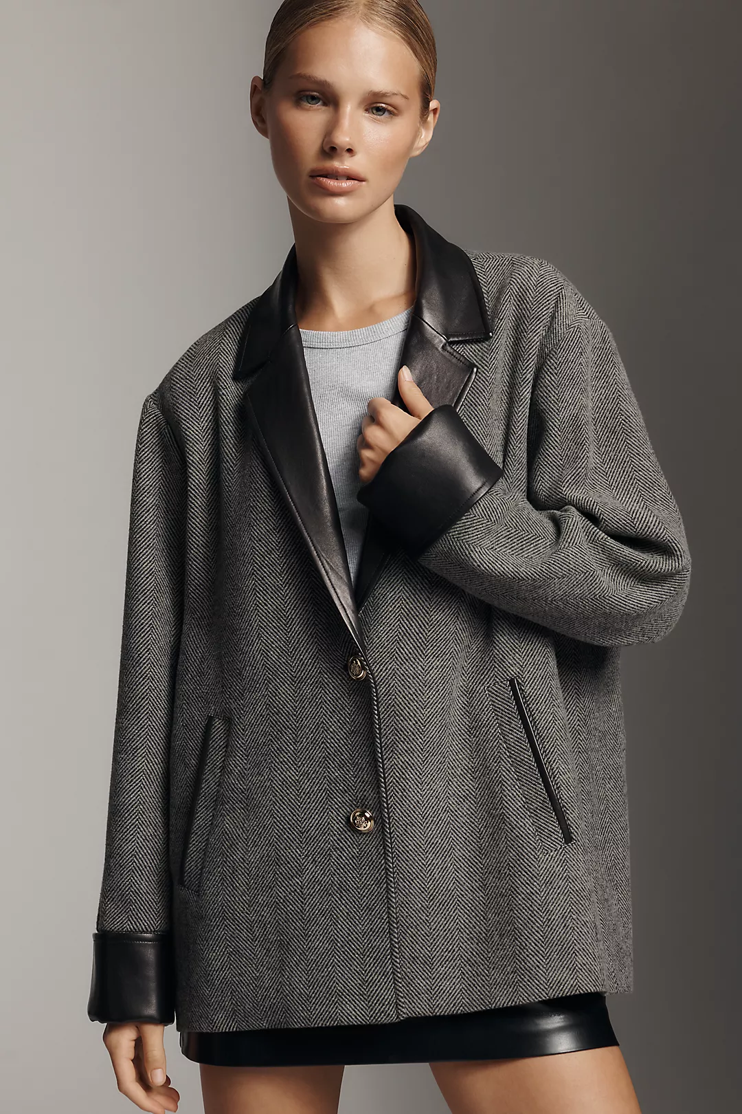 Lamarque Evie Herringbone Blazer