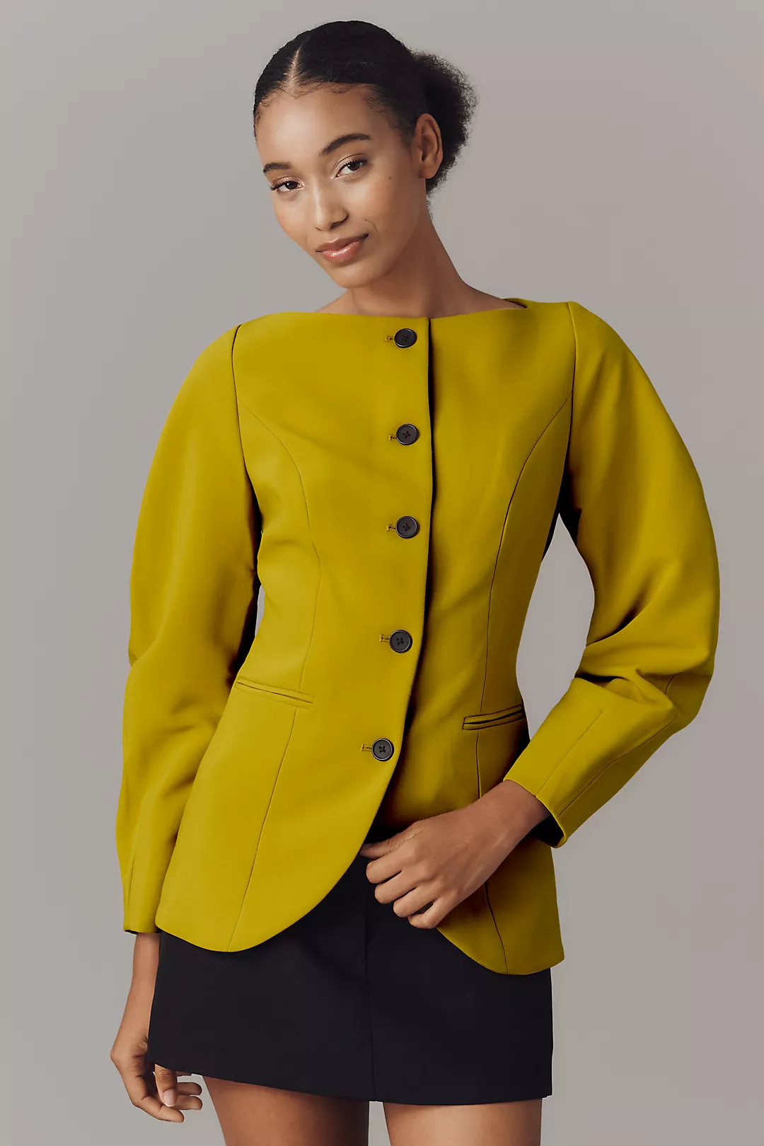 ALIGNE Artemis Curve-Sleeve Blazer