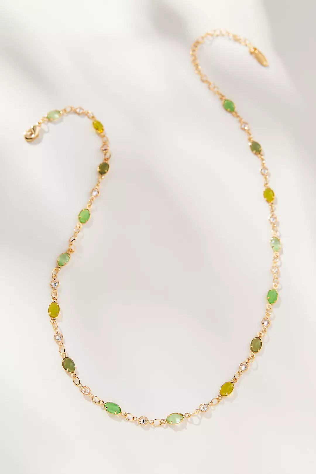 Infinity Gemstone Necklace