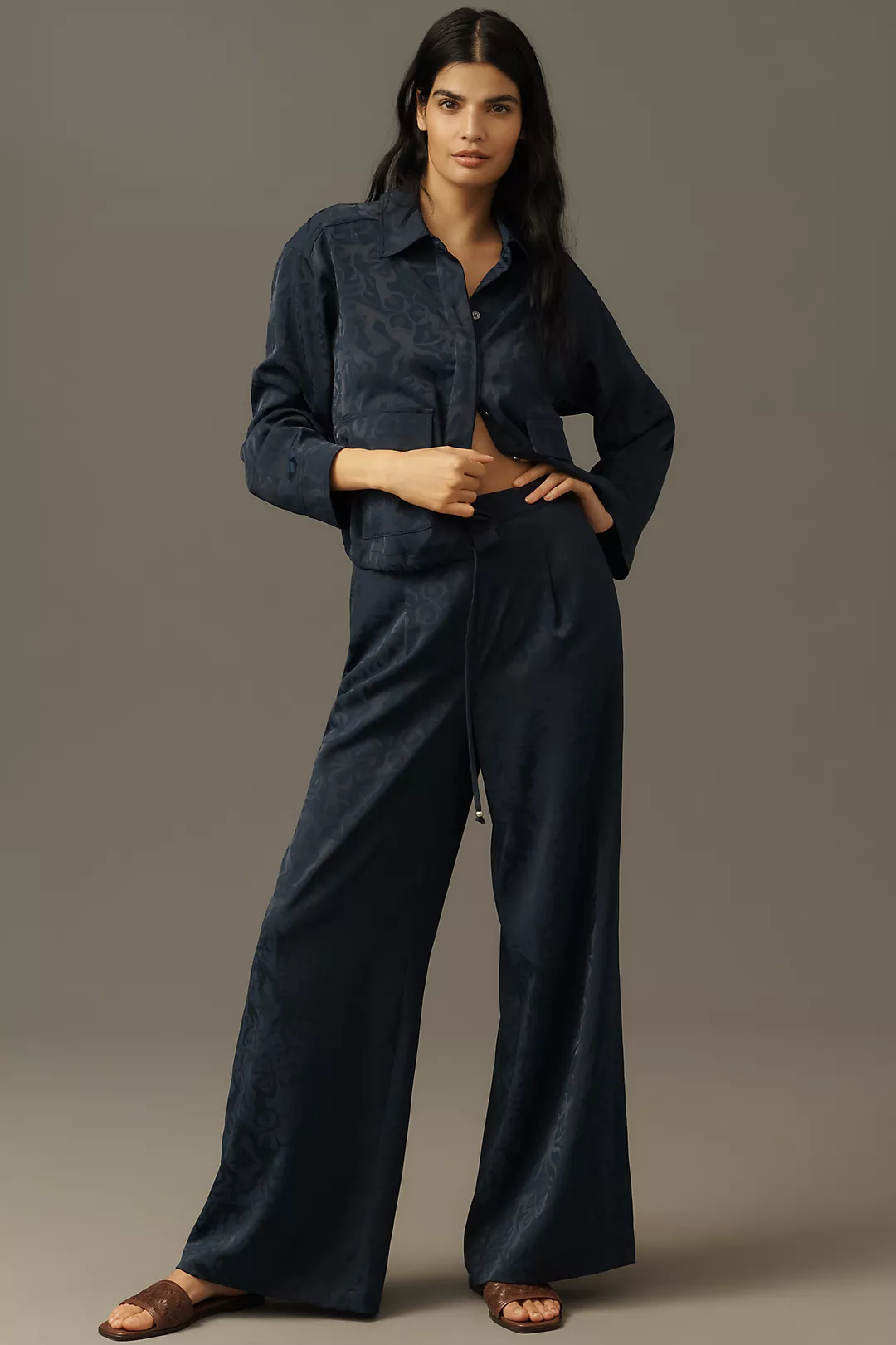 Scotch & Soda Eleni High-Rise Wide-Leg Pants