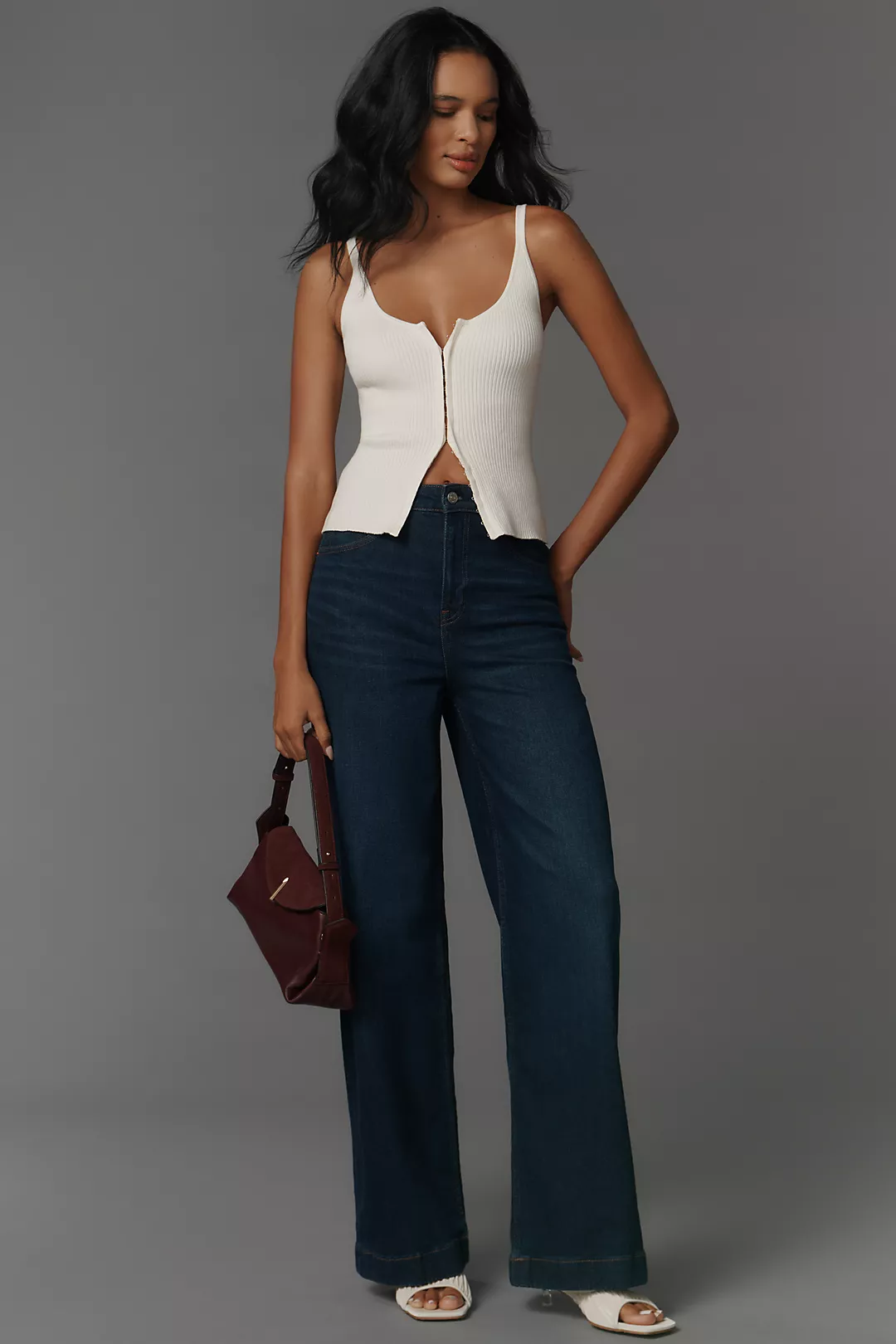 Reformation Bex High-Rise Wide-Leg Jeans