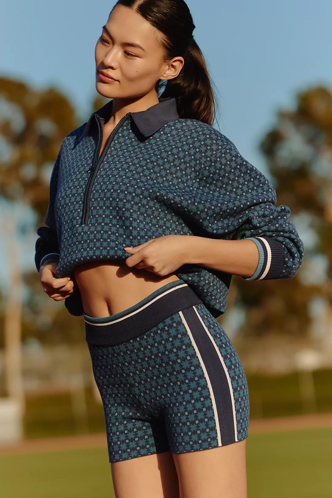 The Upside Lumiere Knit Shorts