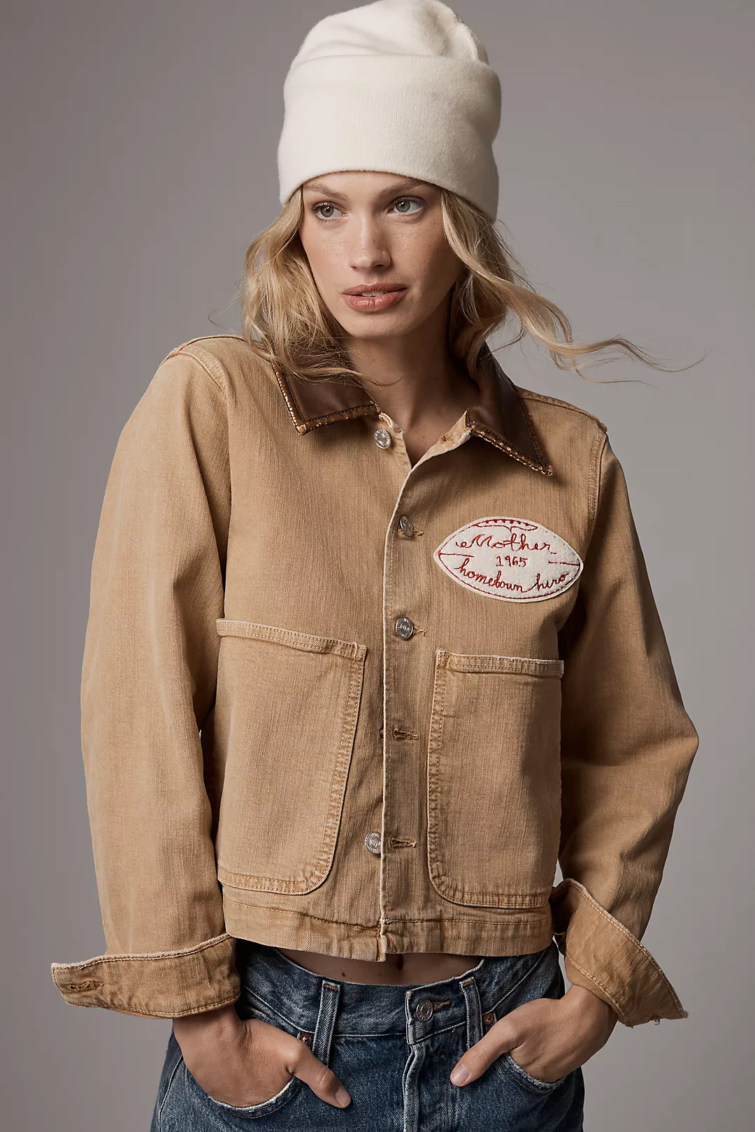 Cuffless Ribbed Beanie