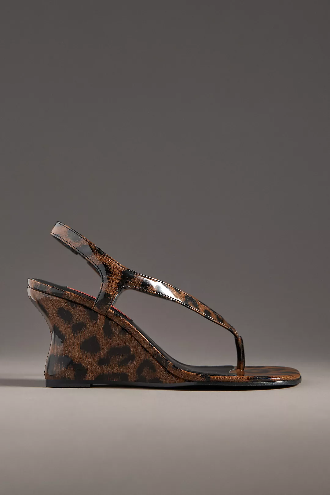 SIMONMILLER Beep Thong Heeled Wedge Sandals