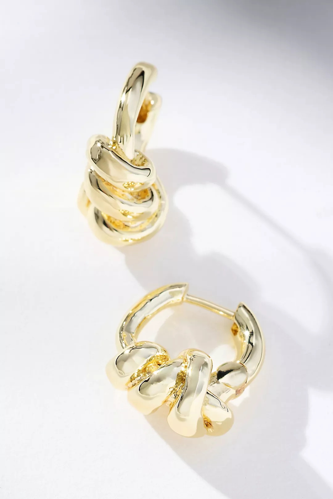F+H Studios Double-Knot Hoop Earrings