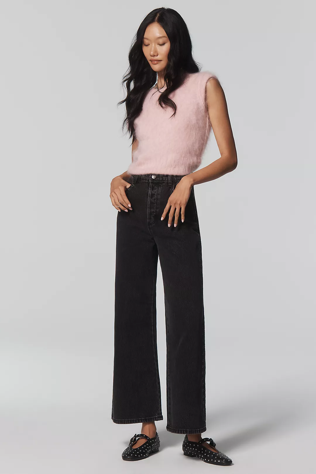 Rolla's Sailor Scoop High-Rise Wide-Leg Jeans