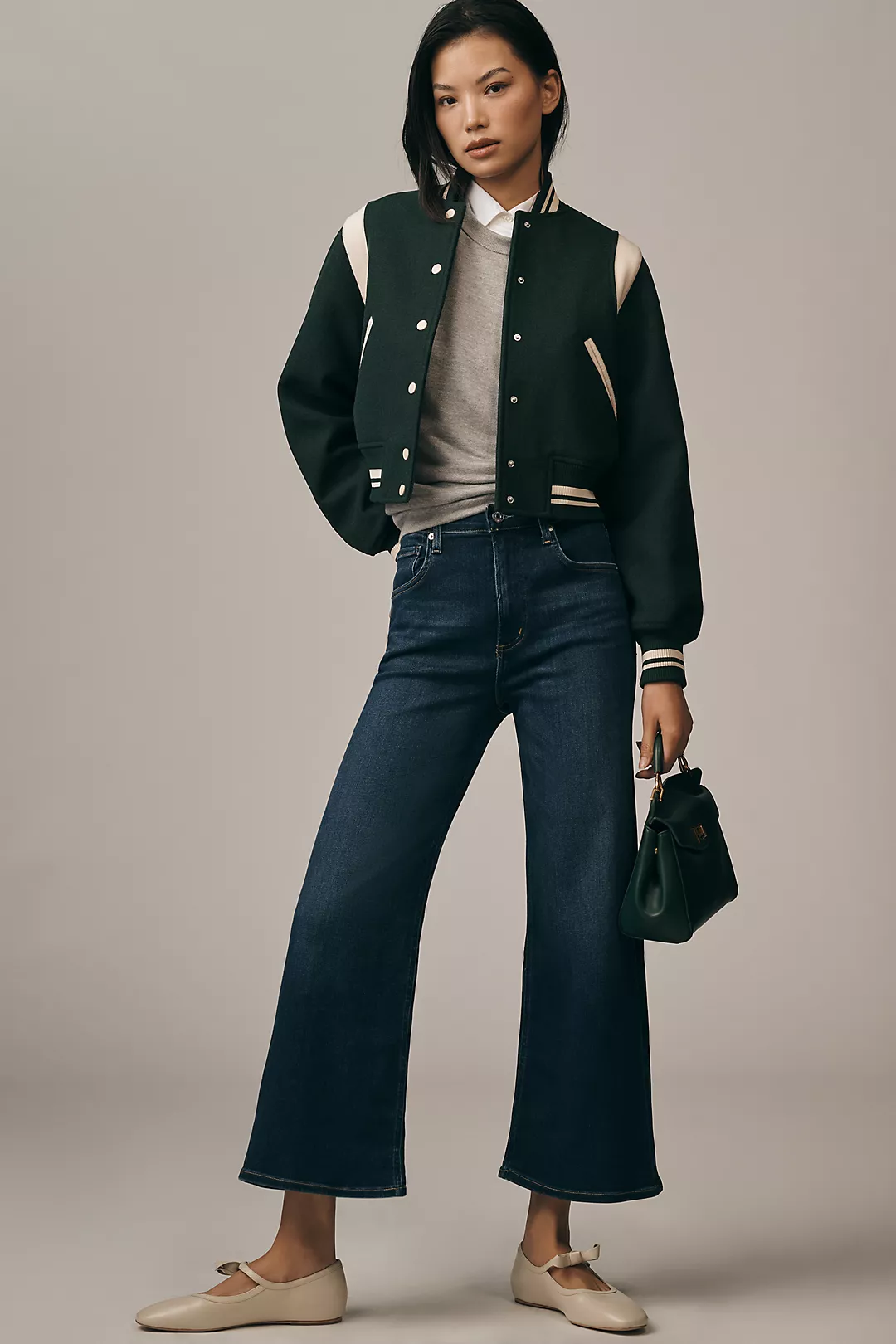 Citizens of Humanity Lyra High-Rise Crop Wide-Leg Jeans