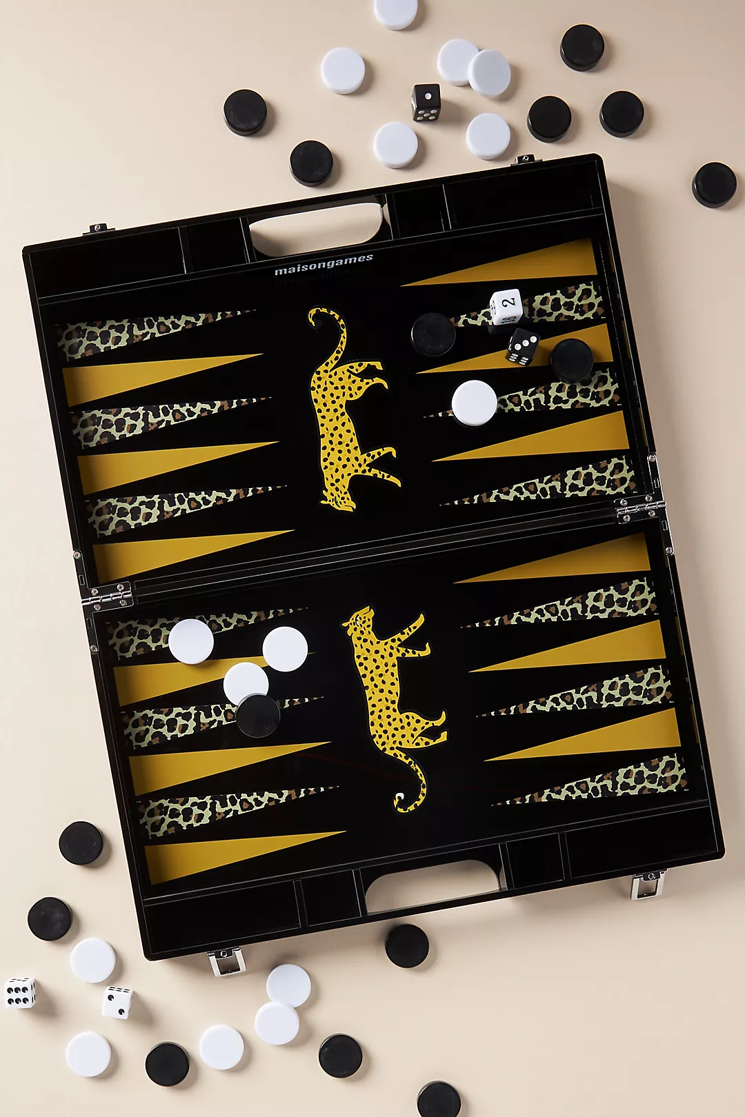 Lucite Backgammon Board Game