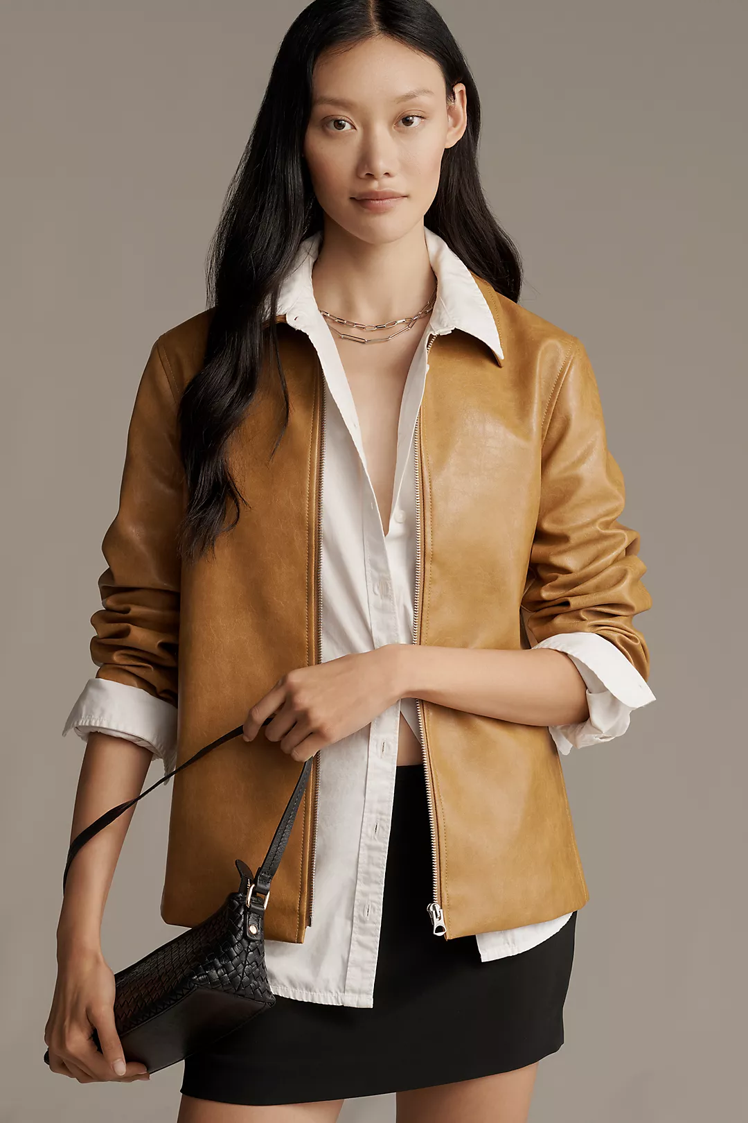 rag & bone Jordie Faux-Leather Jacket
