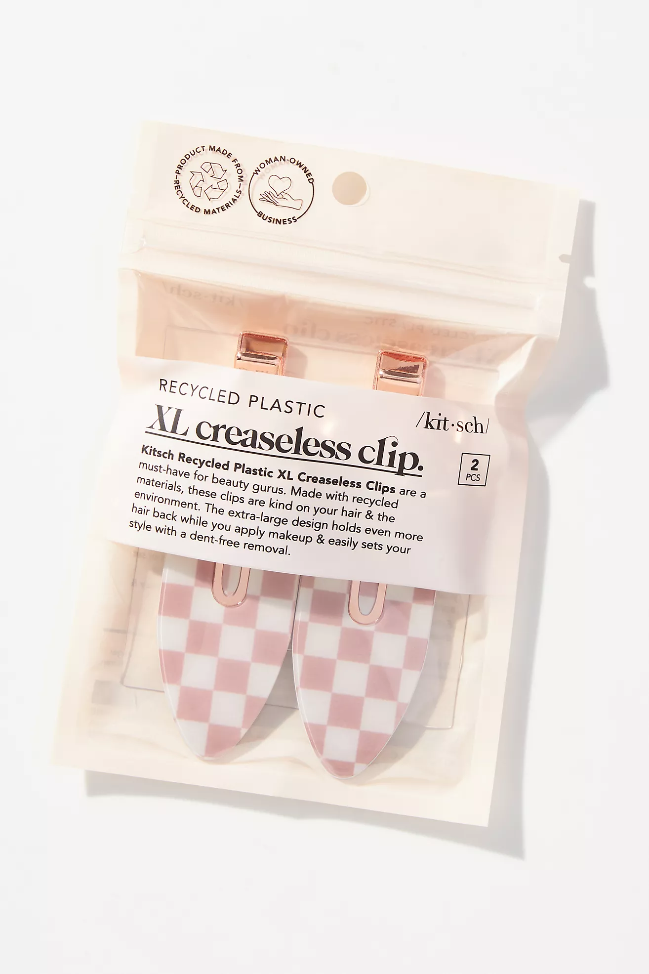 KITSCH XL Creaseless Clips, Set of 2