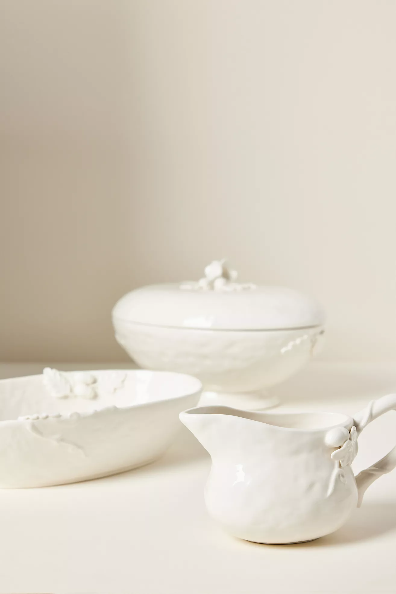 Oak Leaf Stoneware Medium Serve Bowl