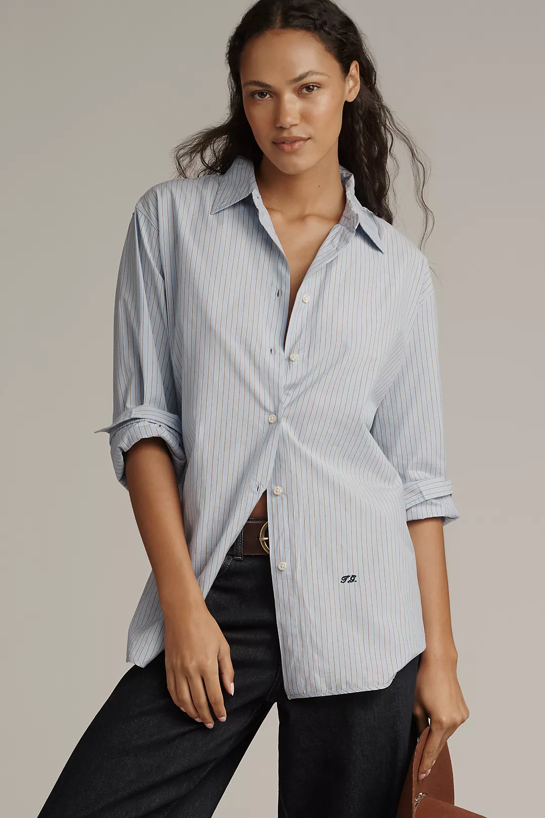 THE GREAT. Menswear Buttondown Shirt