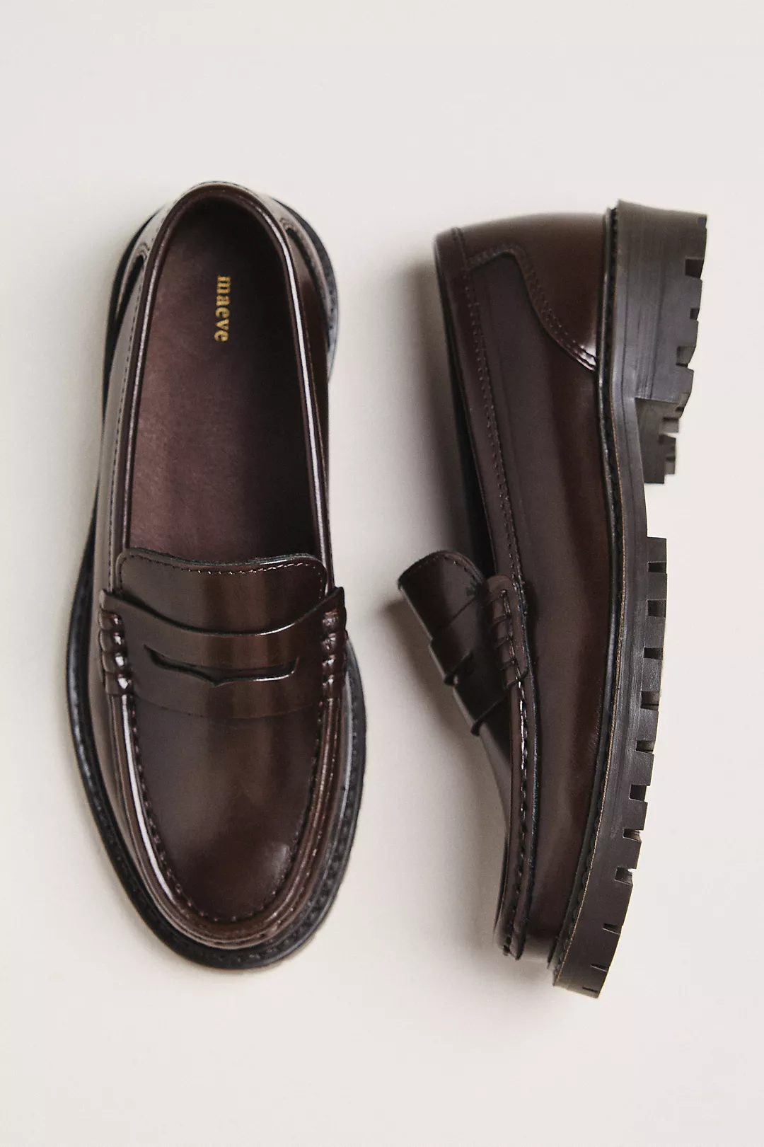 Maeve Lug Sole Loafers