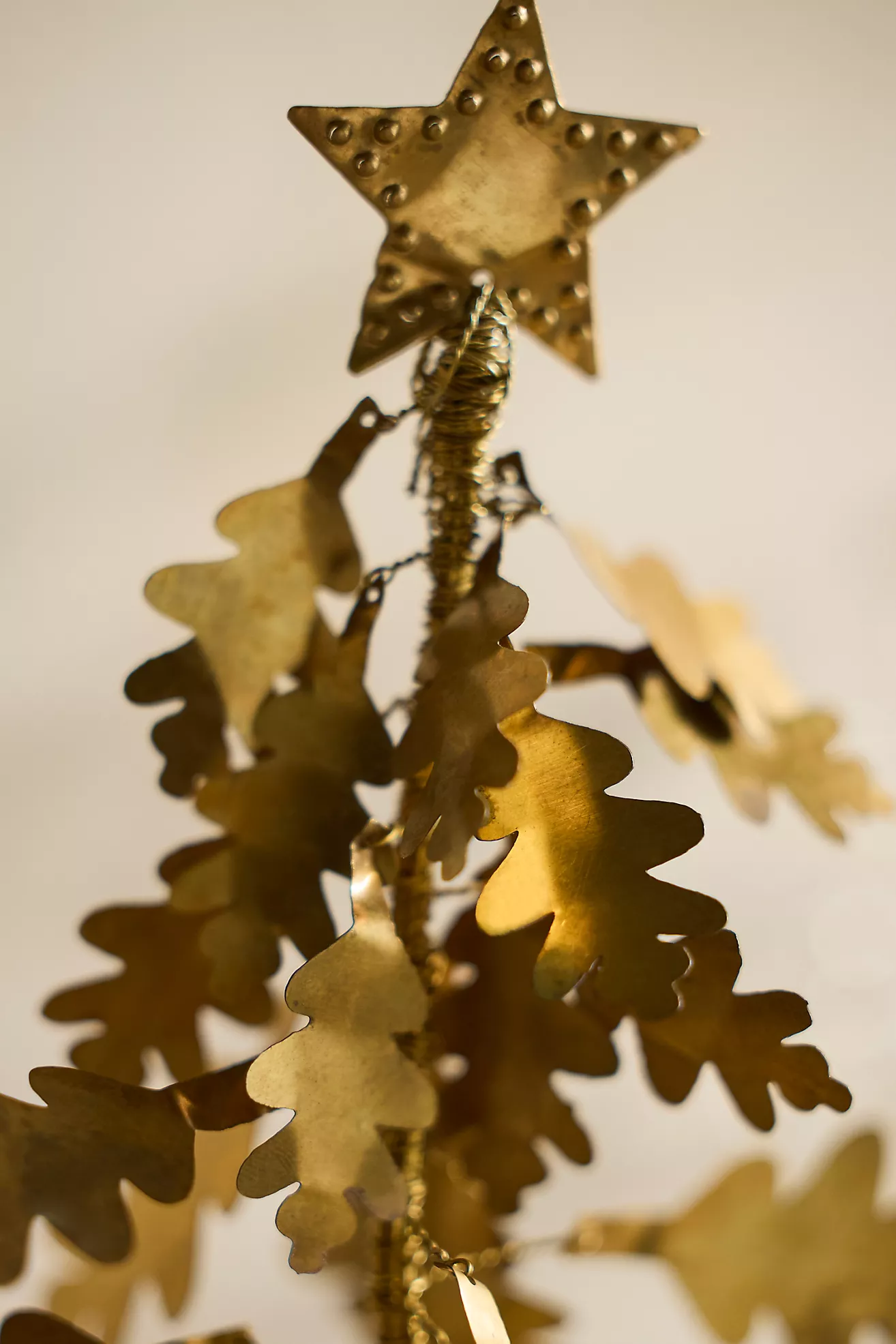 Mini Metal Oak Leaf Tree