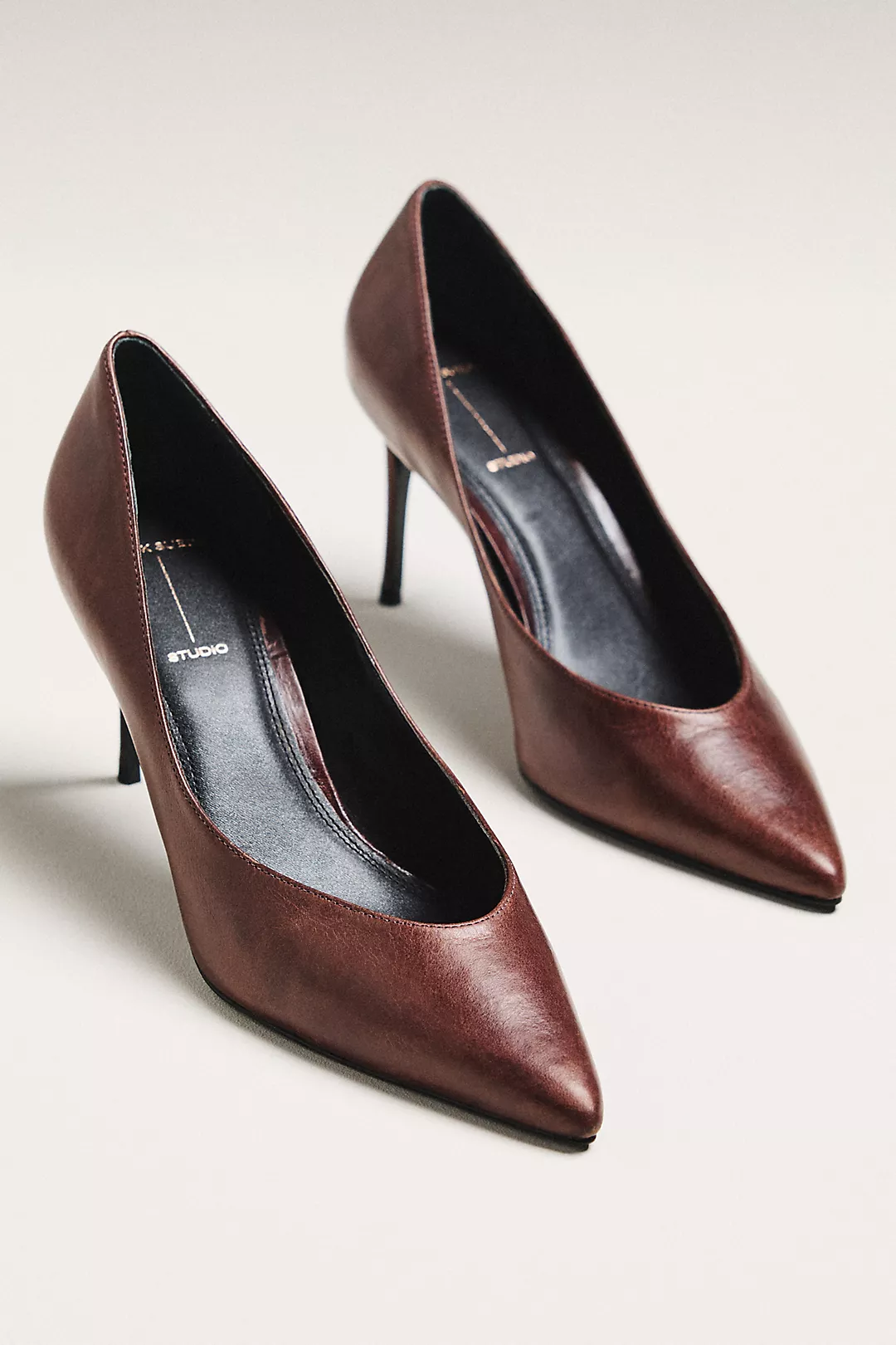 Black Suede Studio Sterling 80 Pumps