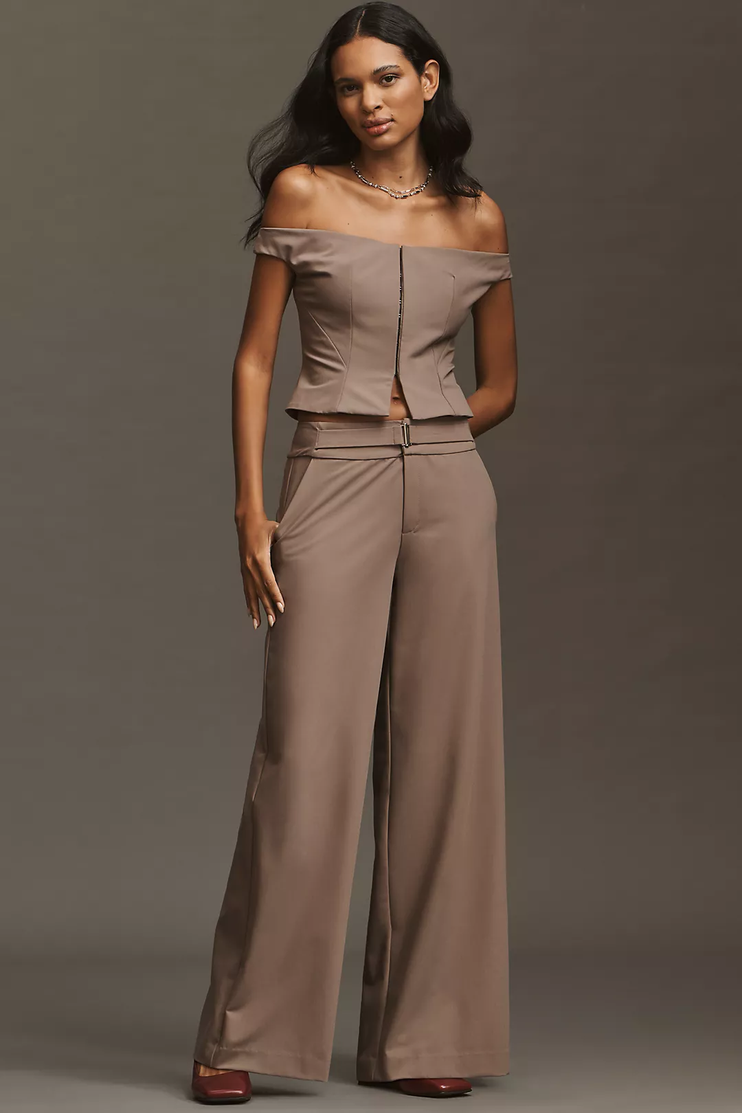 SOVERE Kennedy Wide-Leg Pants
