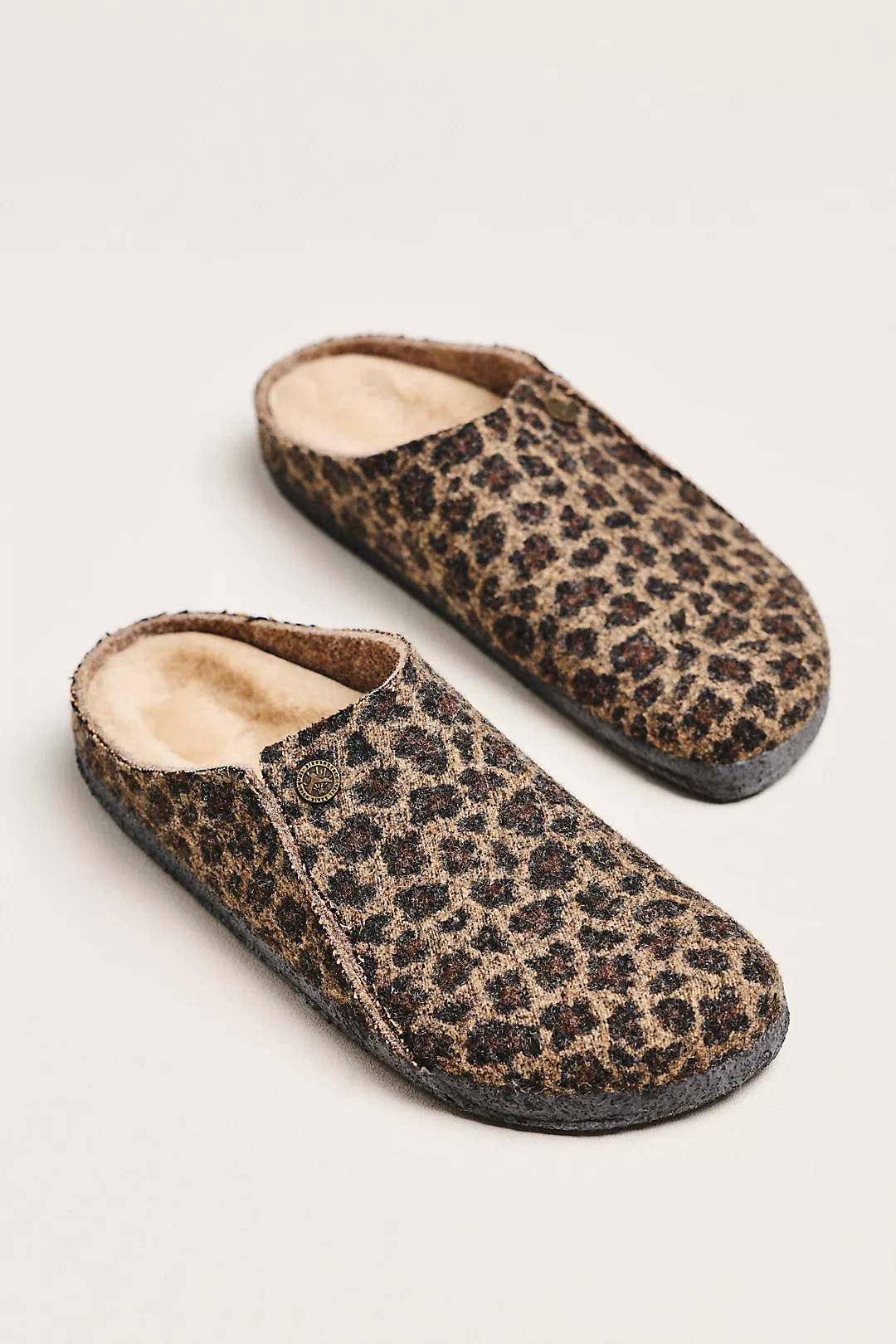 Birkenstock Zermatt Wool Felt Shearling Clogs