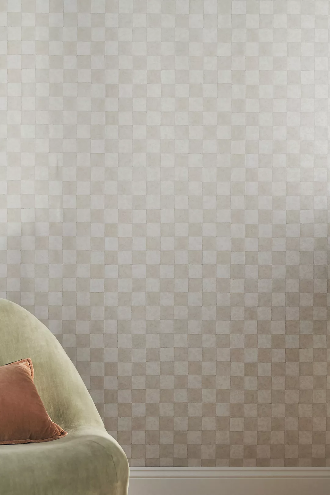 Jeremiah Brent Classic Check Geometric Peel-and-Stick Wallpaper