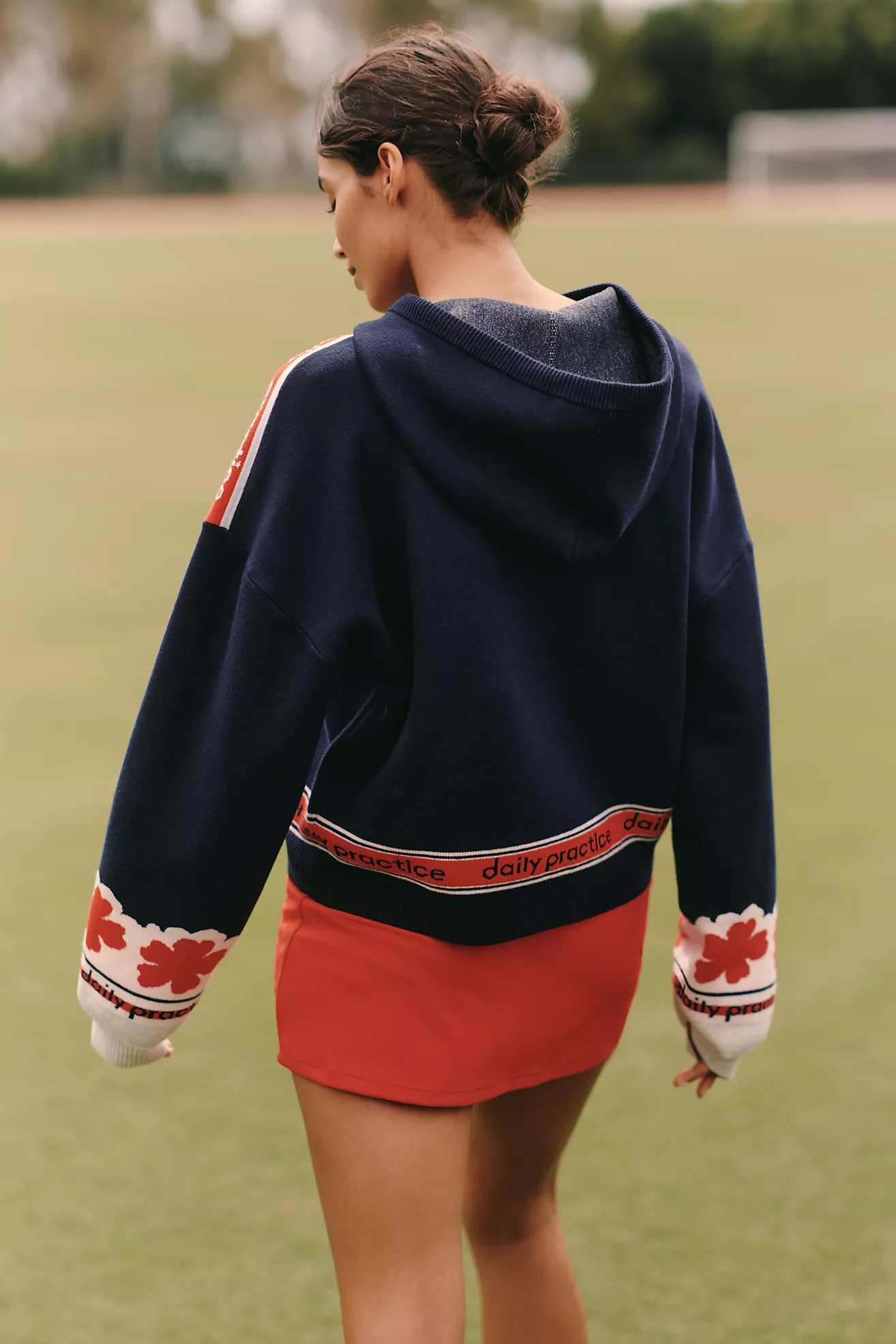 Daily Practice Hooded Graphic Varsity Top
