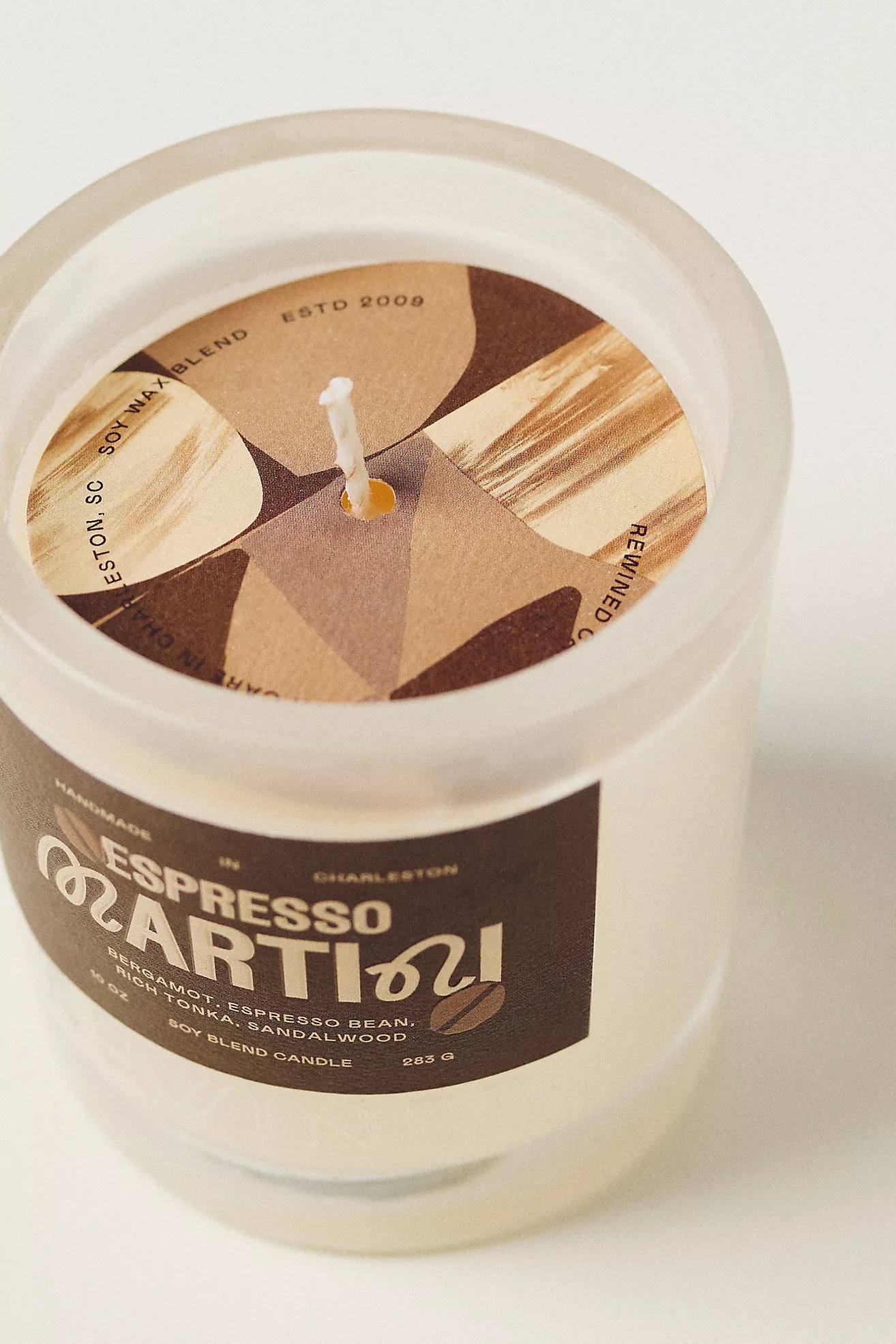 Rewined Espresso Martini Glass Candle