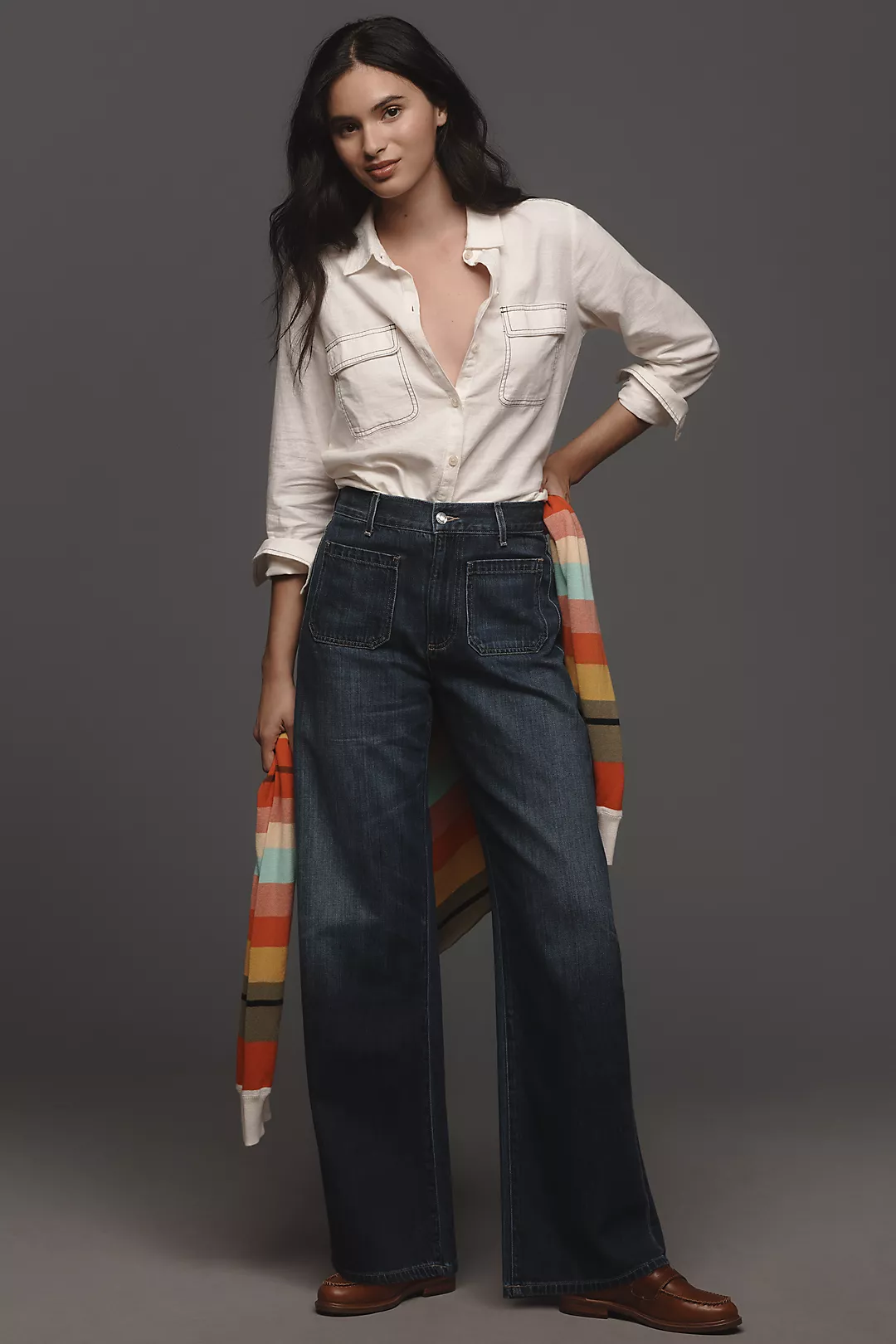 LE JEAN Amber Soft Barrel Jeans