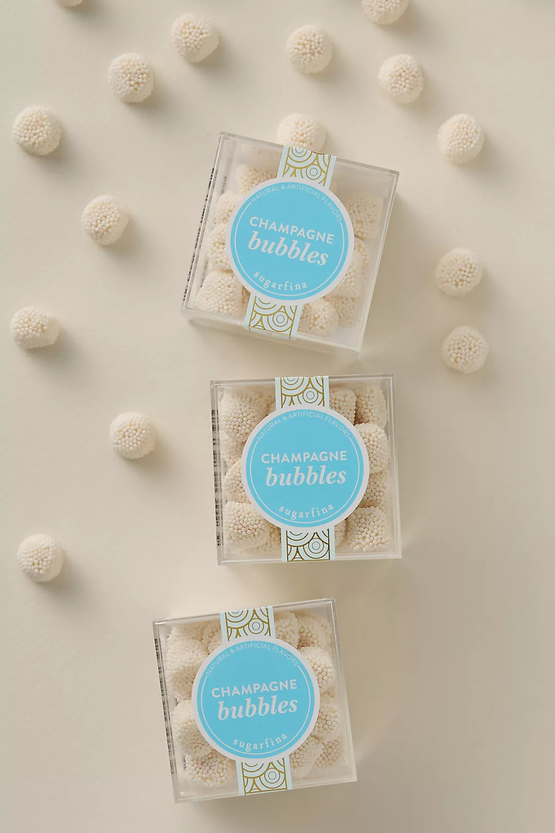 Sugarfina Champagne Bubbles 3-Piece Candy Cube Kit