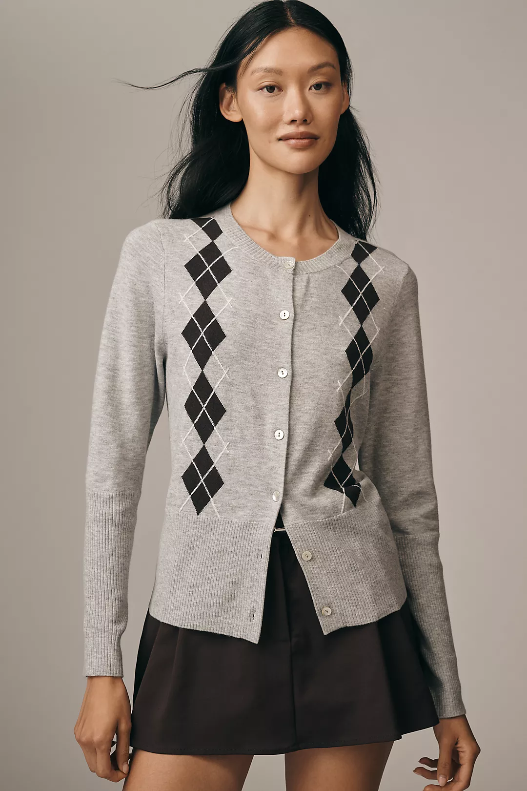 Design History x Maeve Argyle Cardigan Sweater