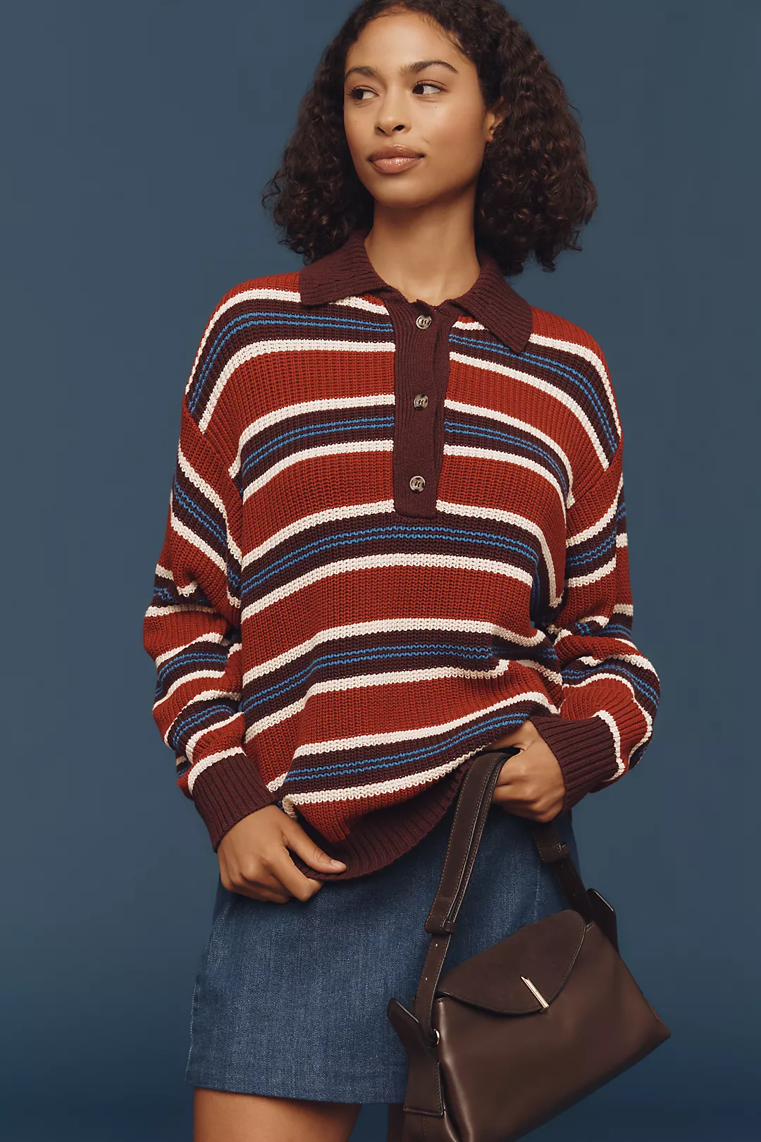 Damson Madder Ilona Rugby Sweater