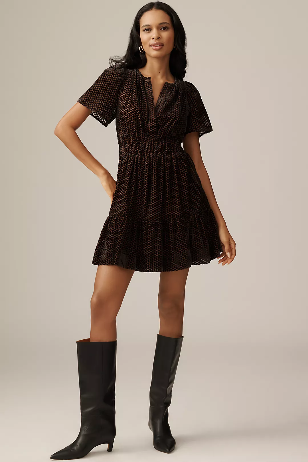 The Somerset Velvet Mini Dress