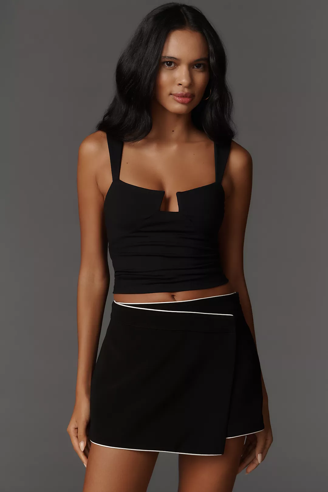 English Factory Contrast Pointed Shorts