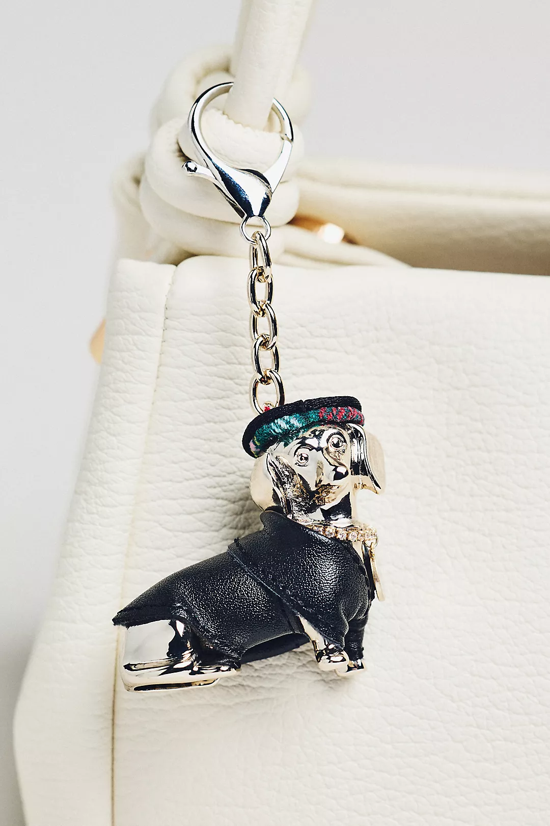 Dressed Up Dog Bag Charm