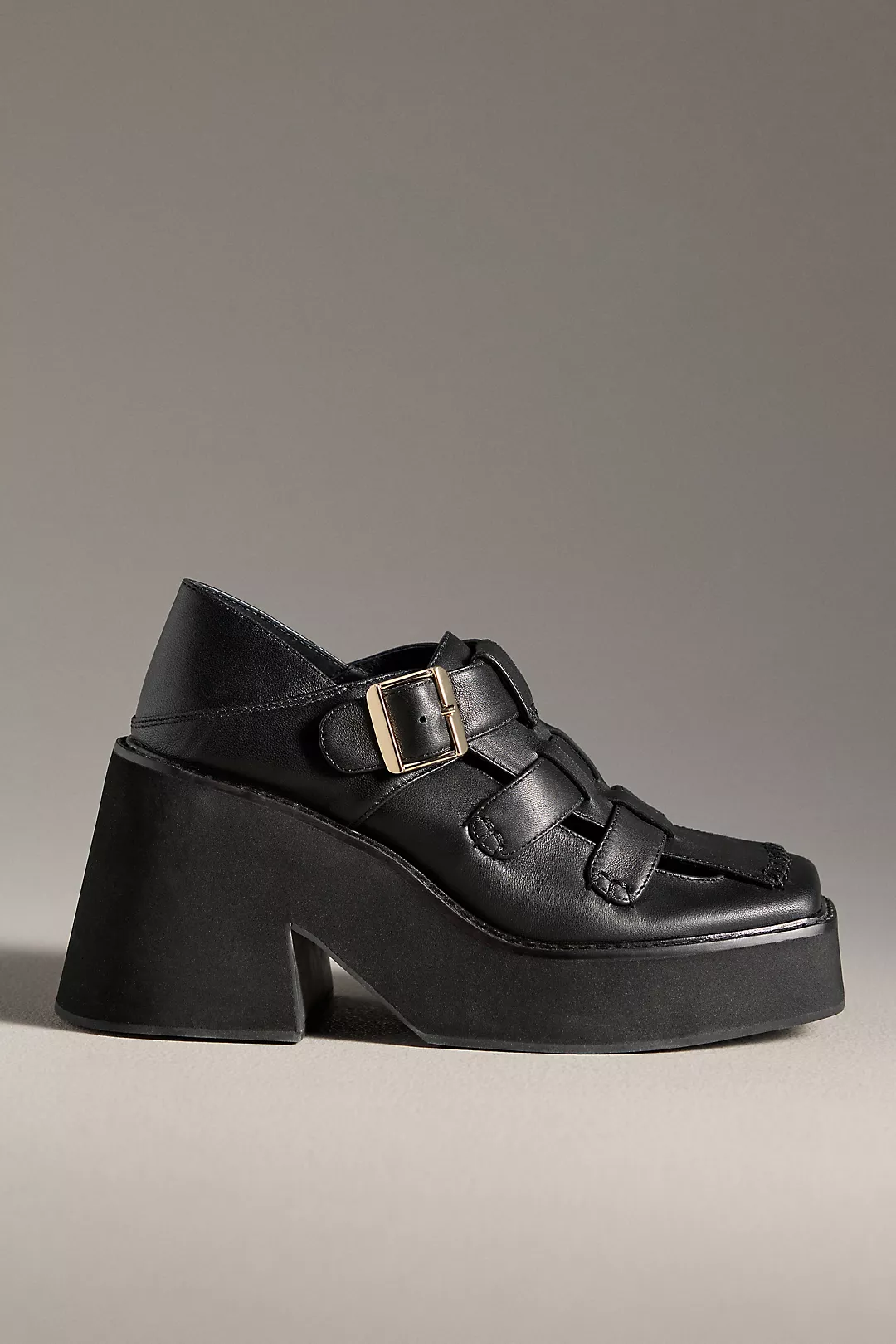 Cecelia New York Marsh Fisherman Platform Heels