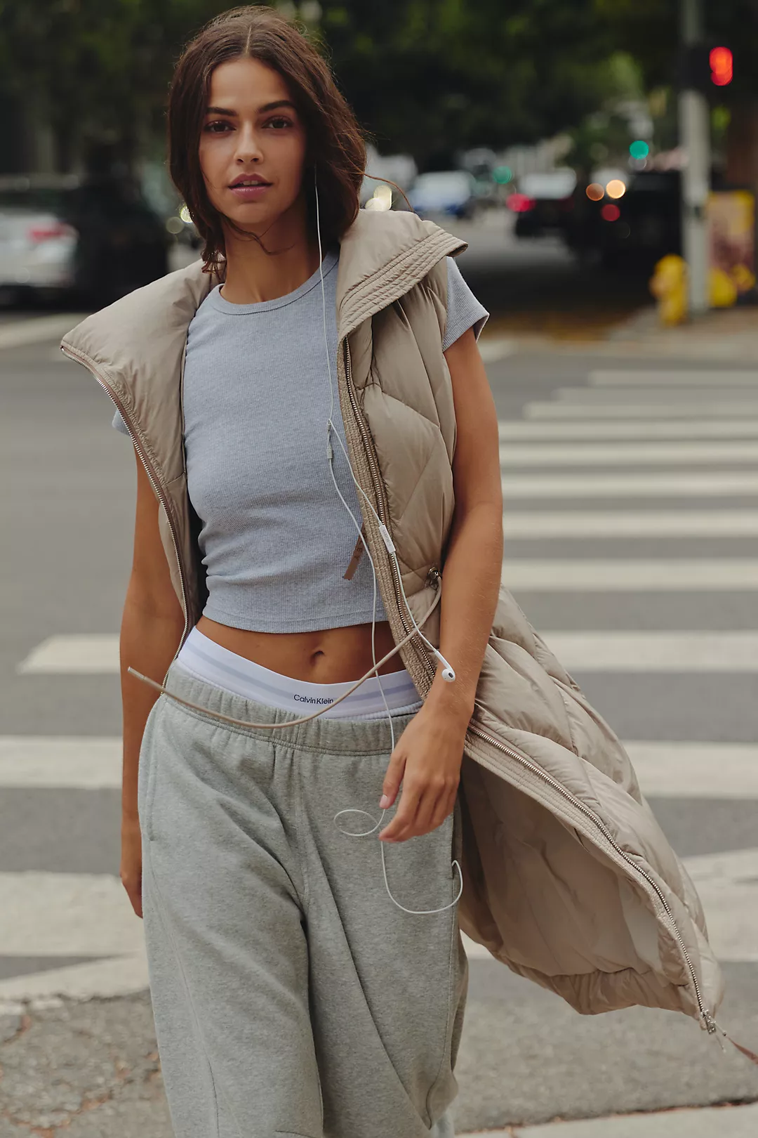 Varley Navine Quilted Long Vest