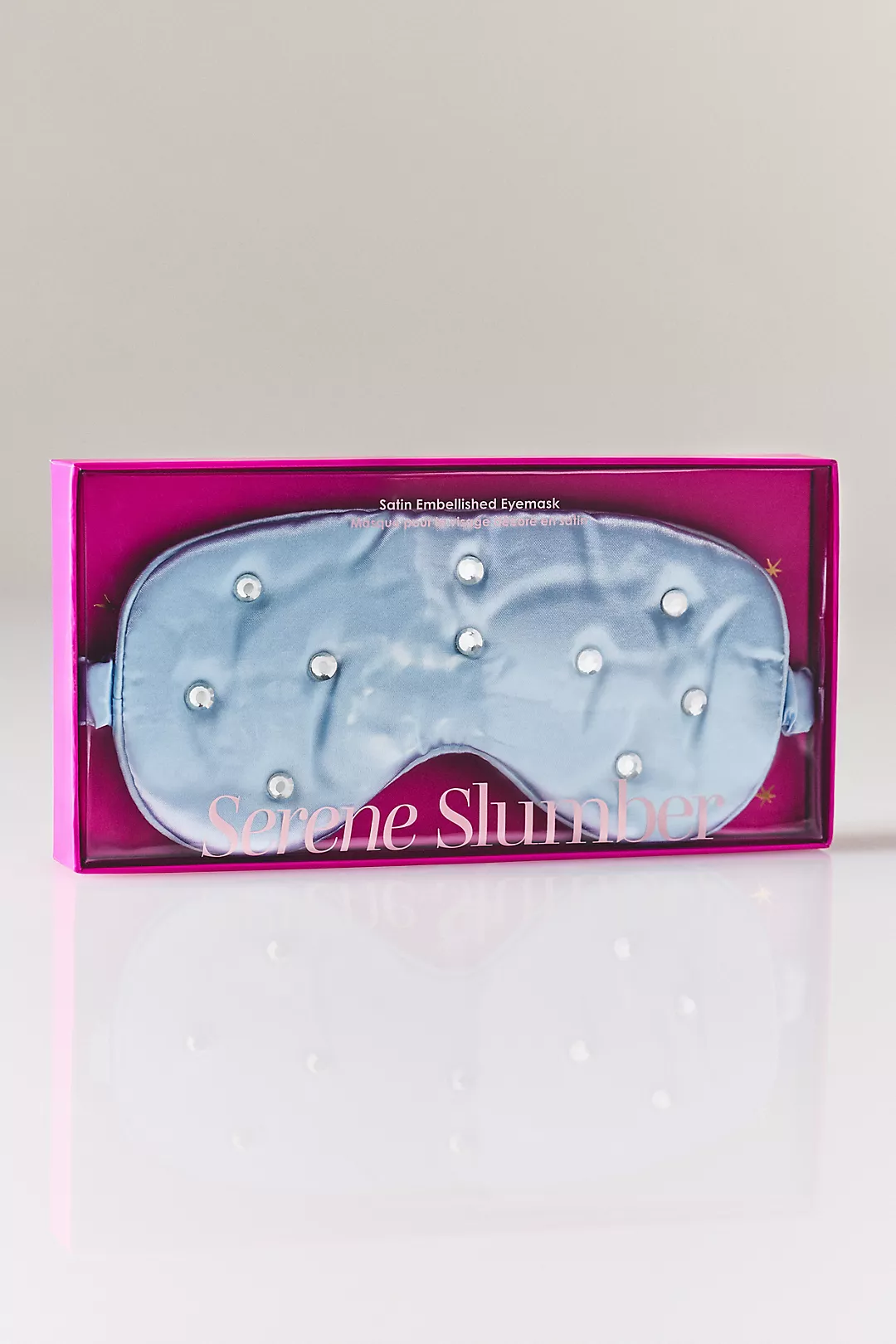 Satin Sleep Mask With Gems
