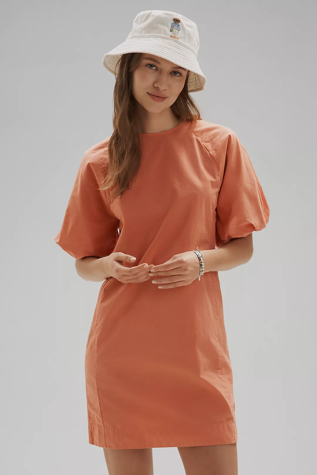 Nation Los Angeles Minnie Short-Sleeve Mini Dress