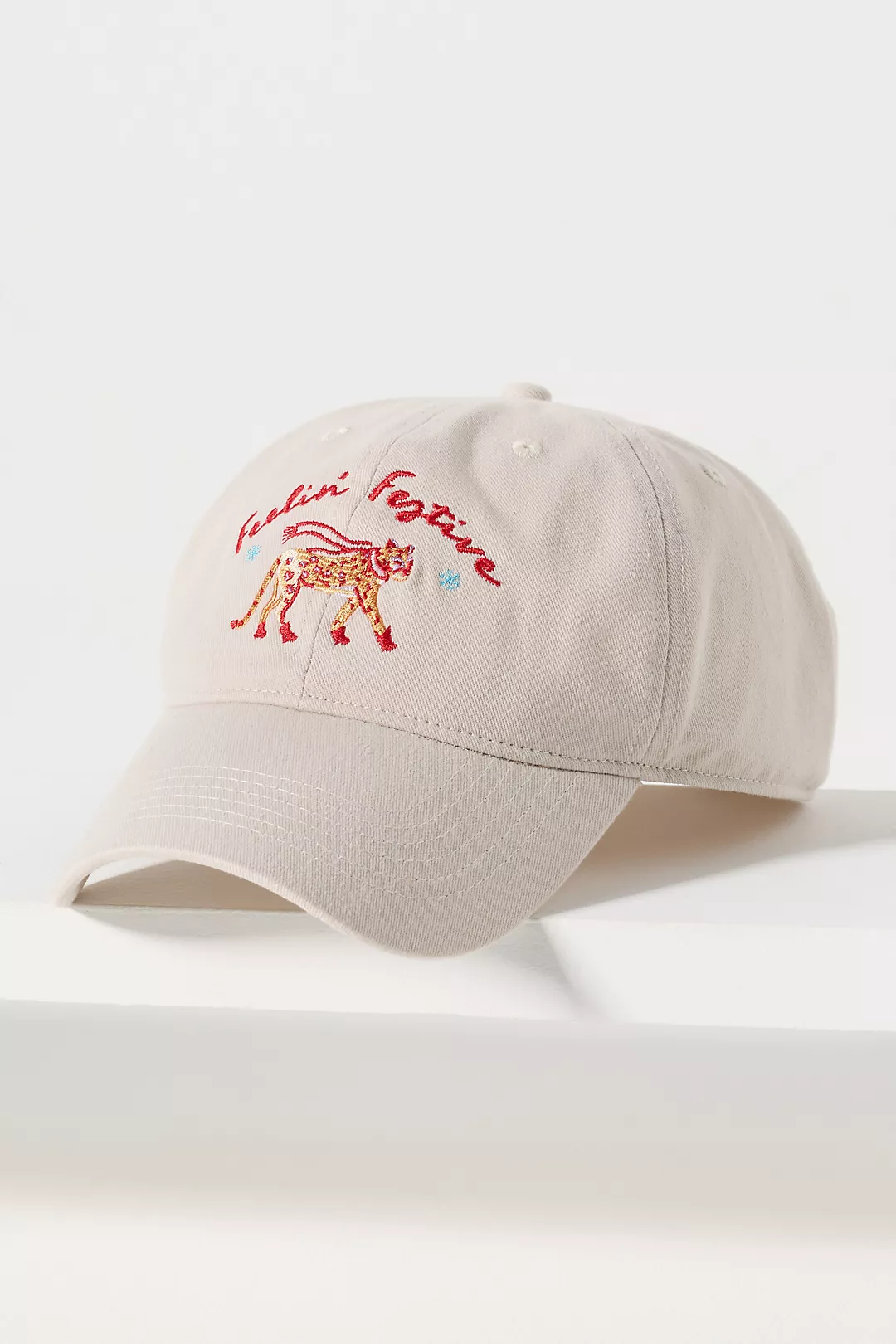 By Anthropologie Holiday Icon Baseball Cap