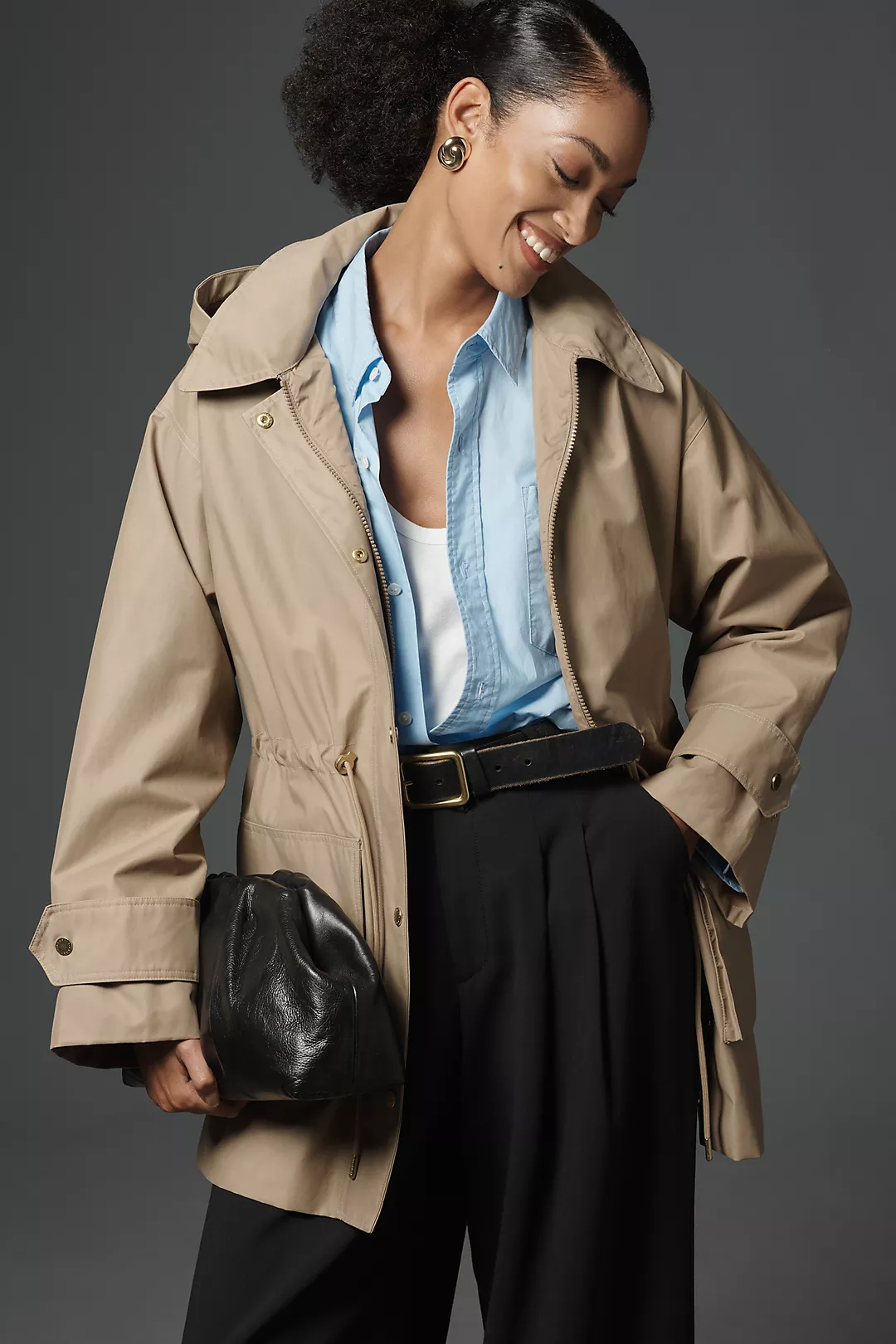 Barbour Fallyn Showerproof Hooded Rain Jacket