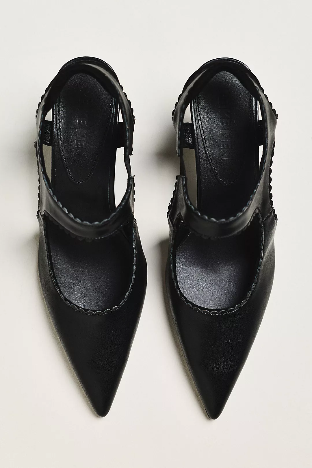 Reike Nen Petal Pointed-Toe Slingback Heels