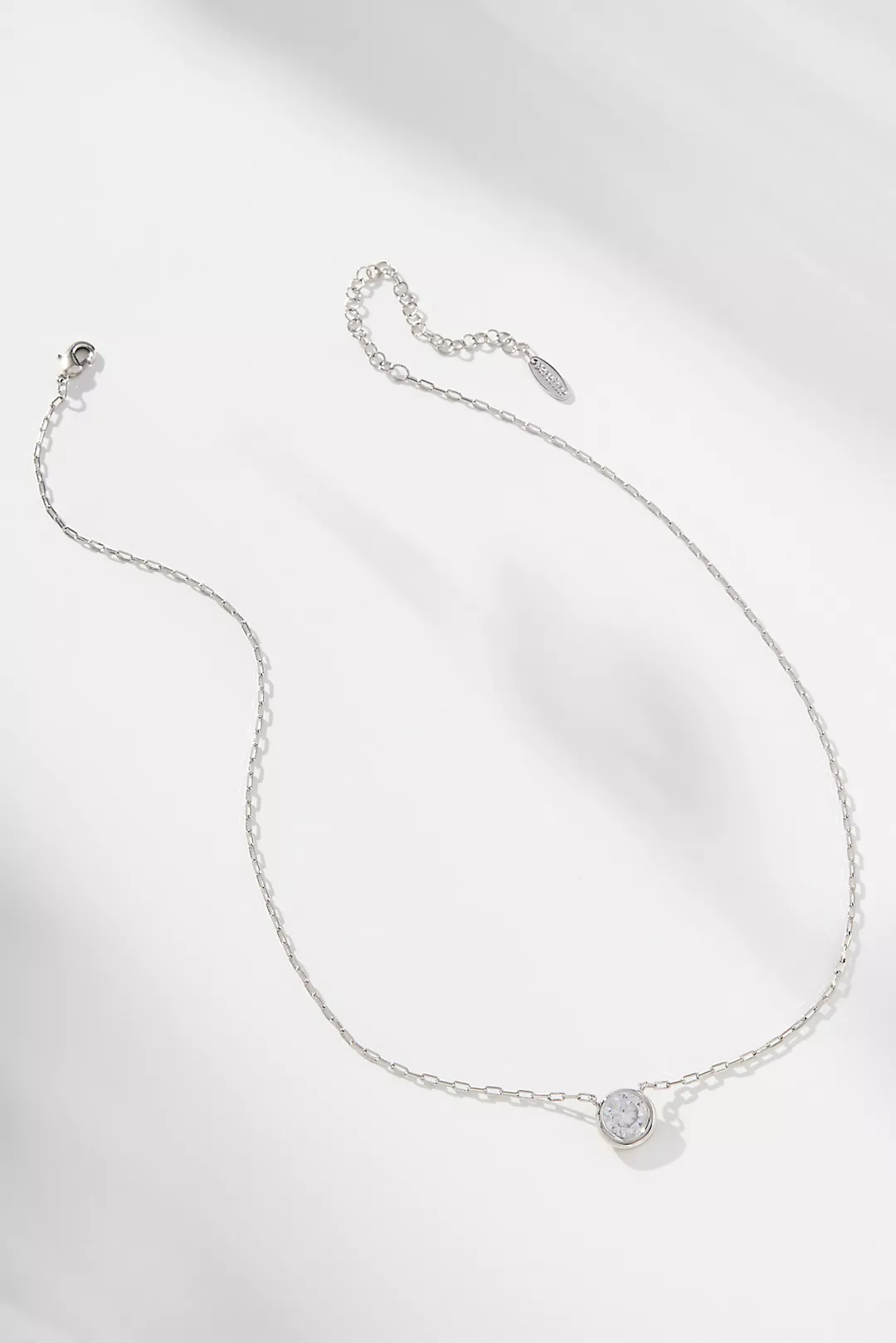 Bezel Crystal Cirque Necklace