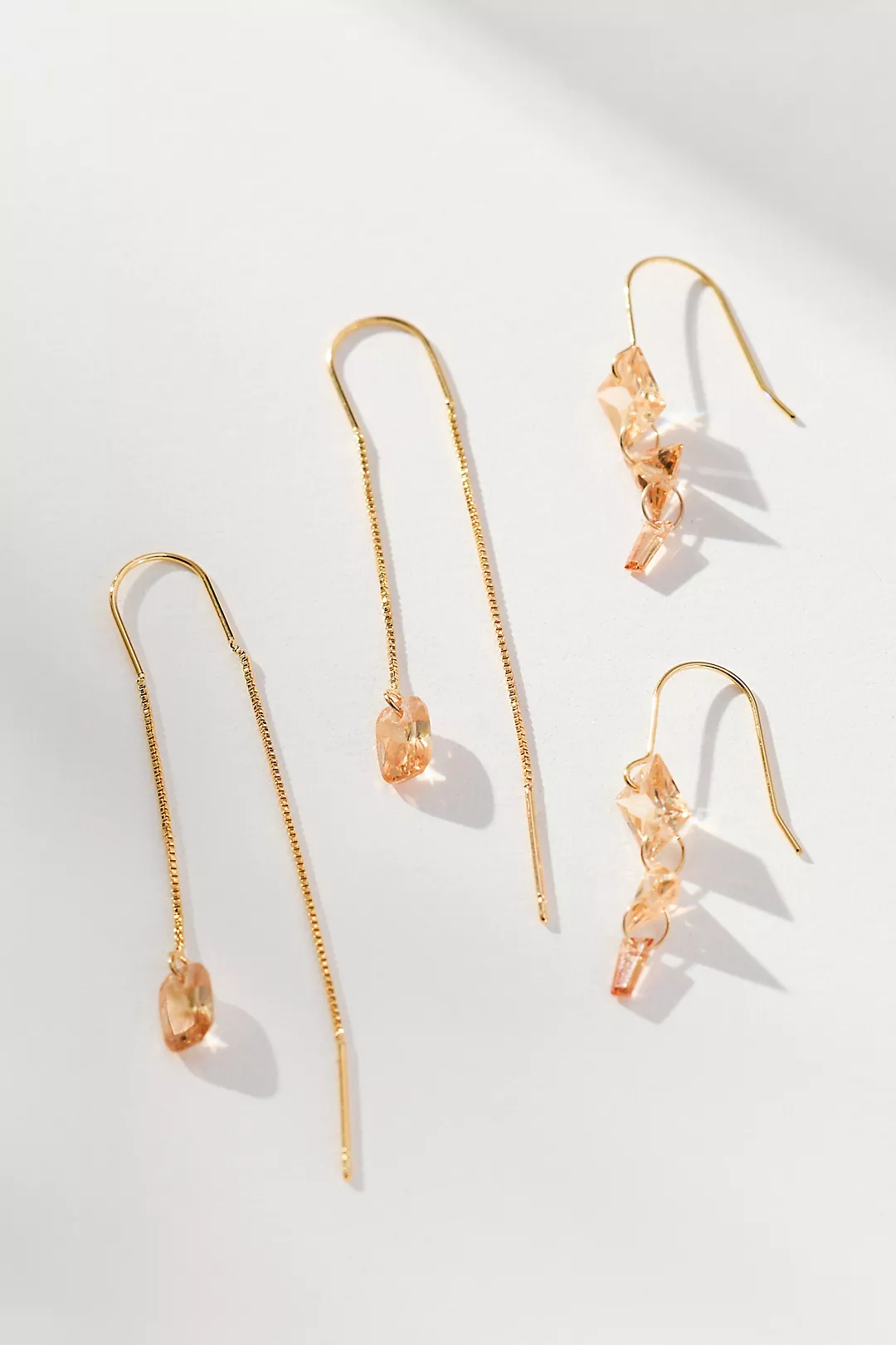 Delicate Drippy Earrings, Set of 2