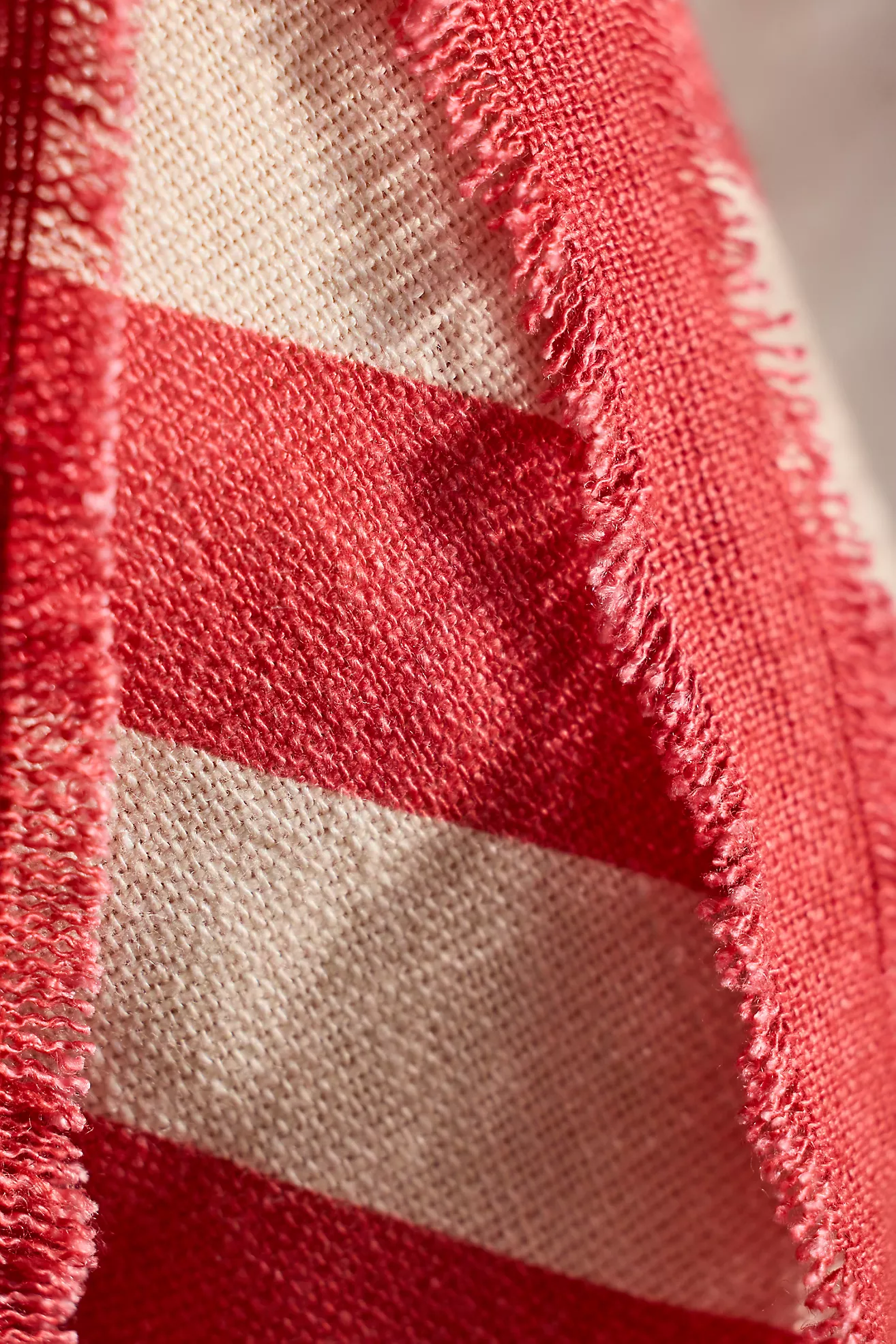 Candy Stripe Linen Stocking