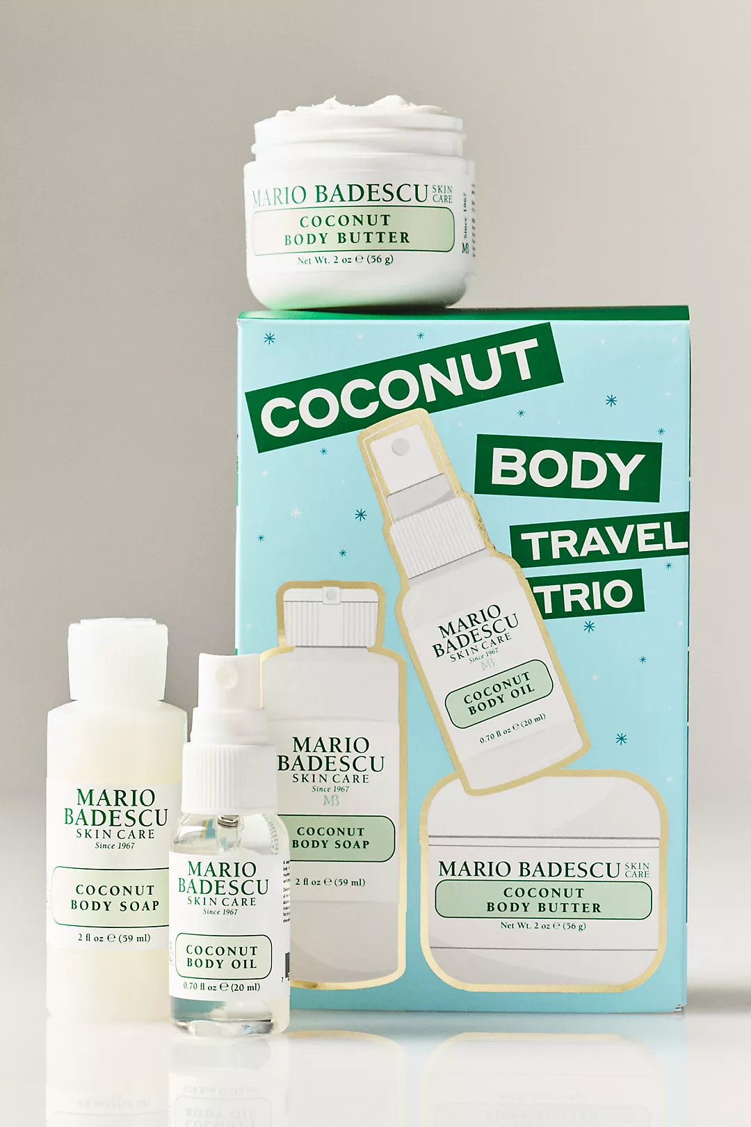Mario Badescu Coconut Body Travel Trio