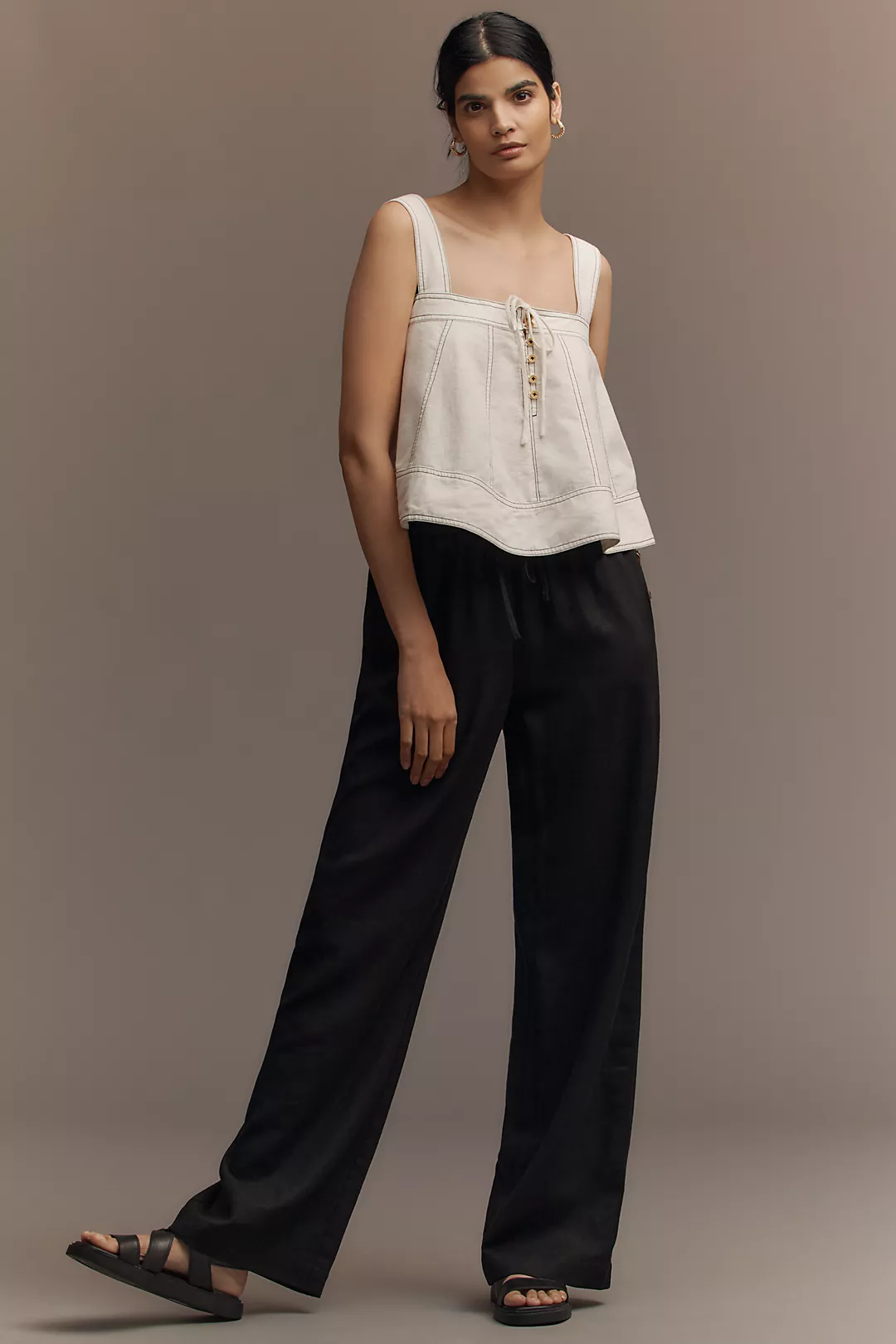 Steve Madden Venetia Linen Blend Pants