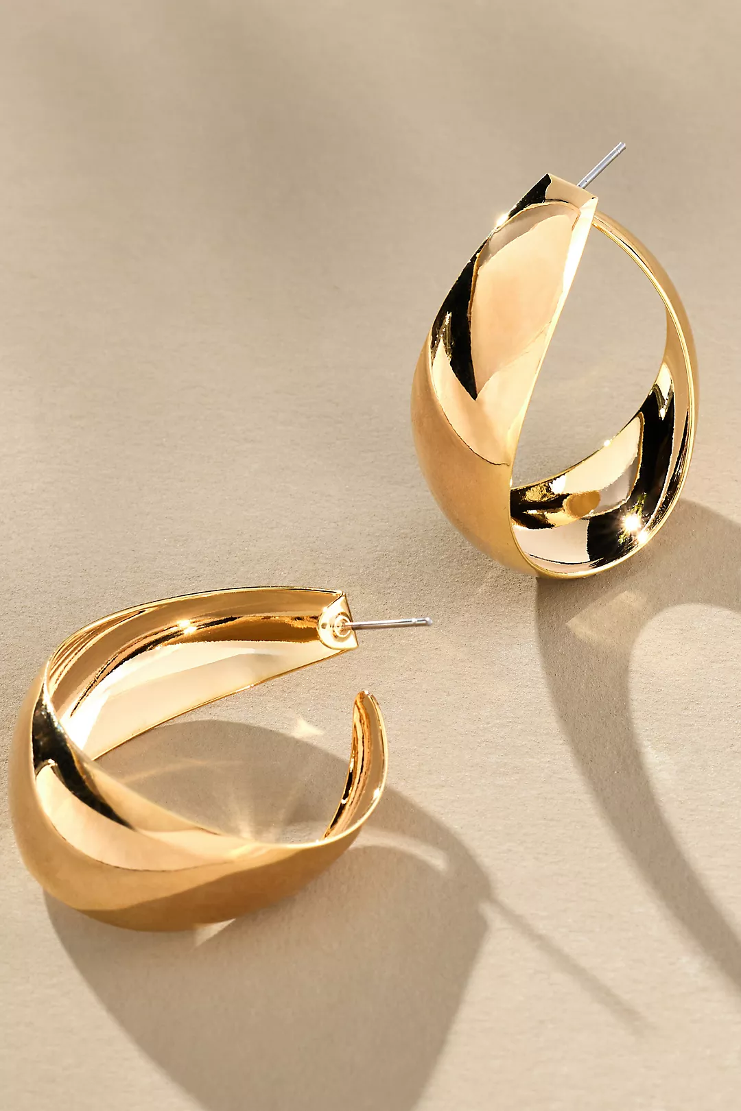 Twisted Hoop Earrings