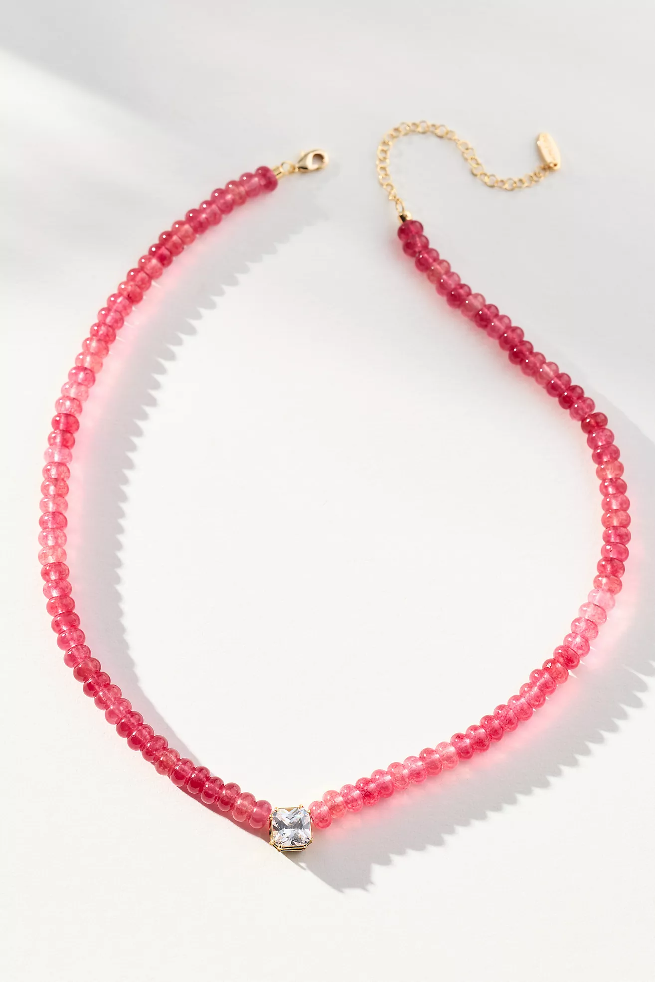 Beaded Birthstone Necklace