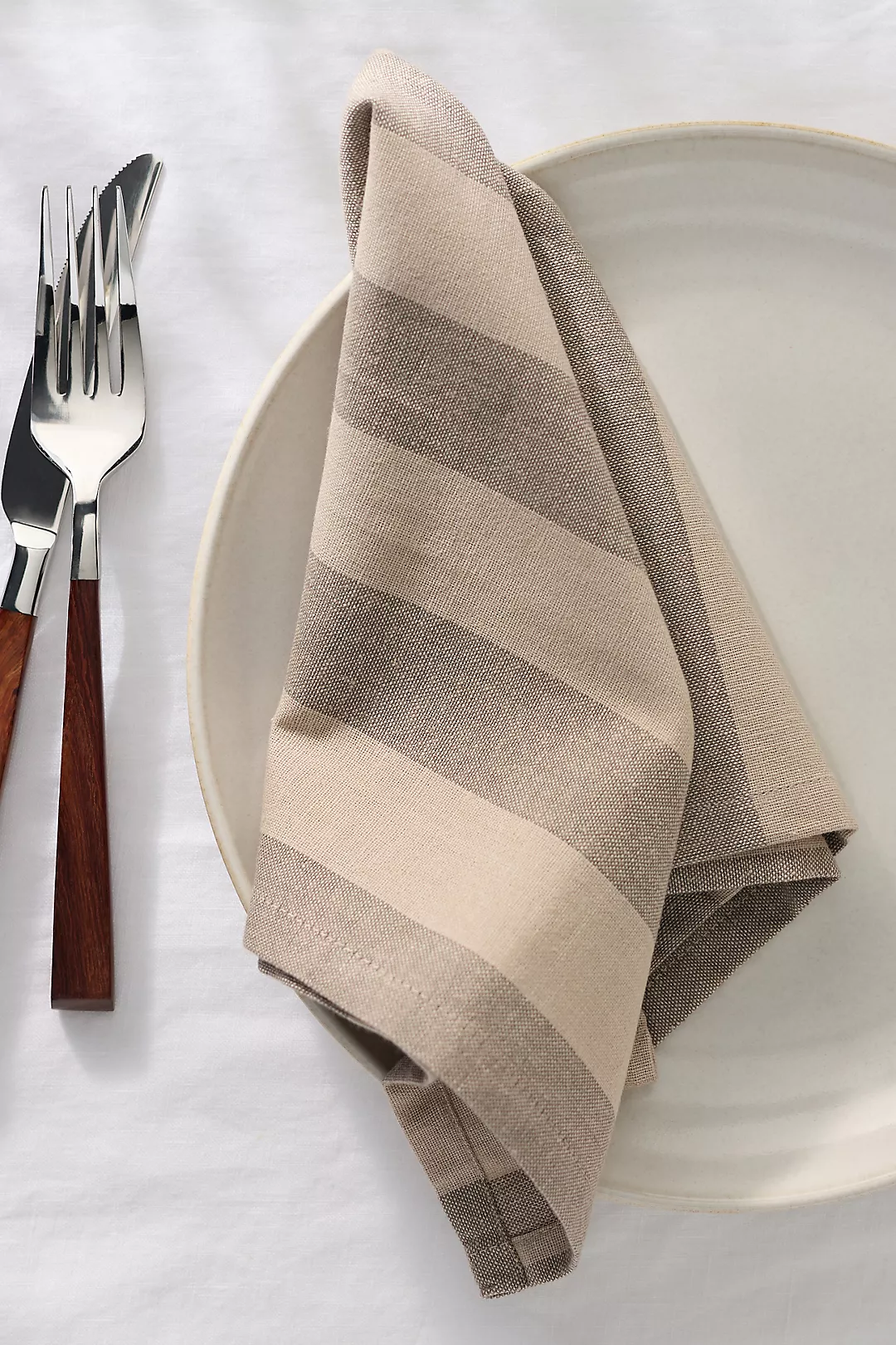 Hawkins New York Essential Striped Dinner Napkins, Set of 4