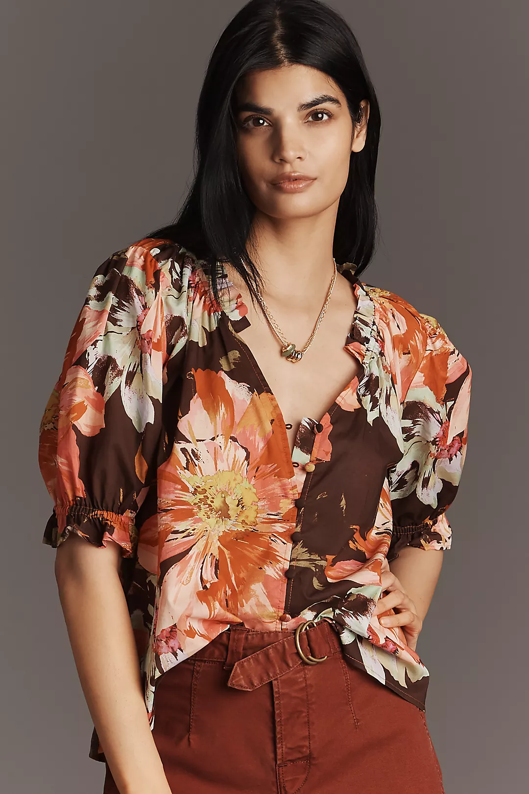 Hutch Lake Printed Blouse