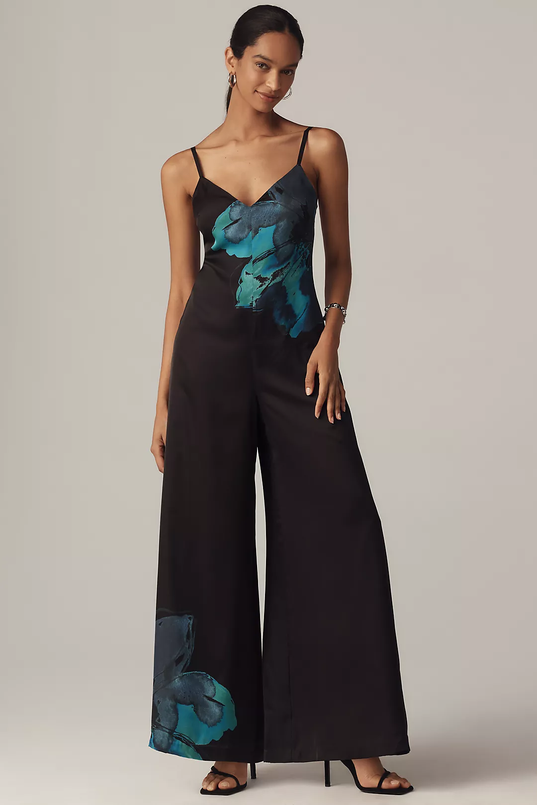 Hutch Satin Printed Jumpsuit