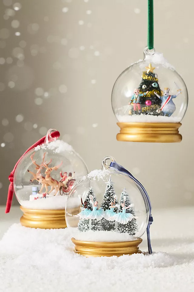 New York City Ballet Glass Snowglobe Ornament