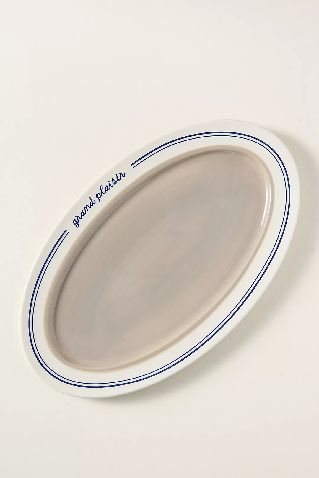 Café Violette Handpainted Stoneware Small Serving Platter